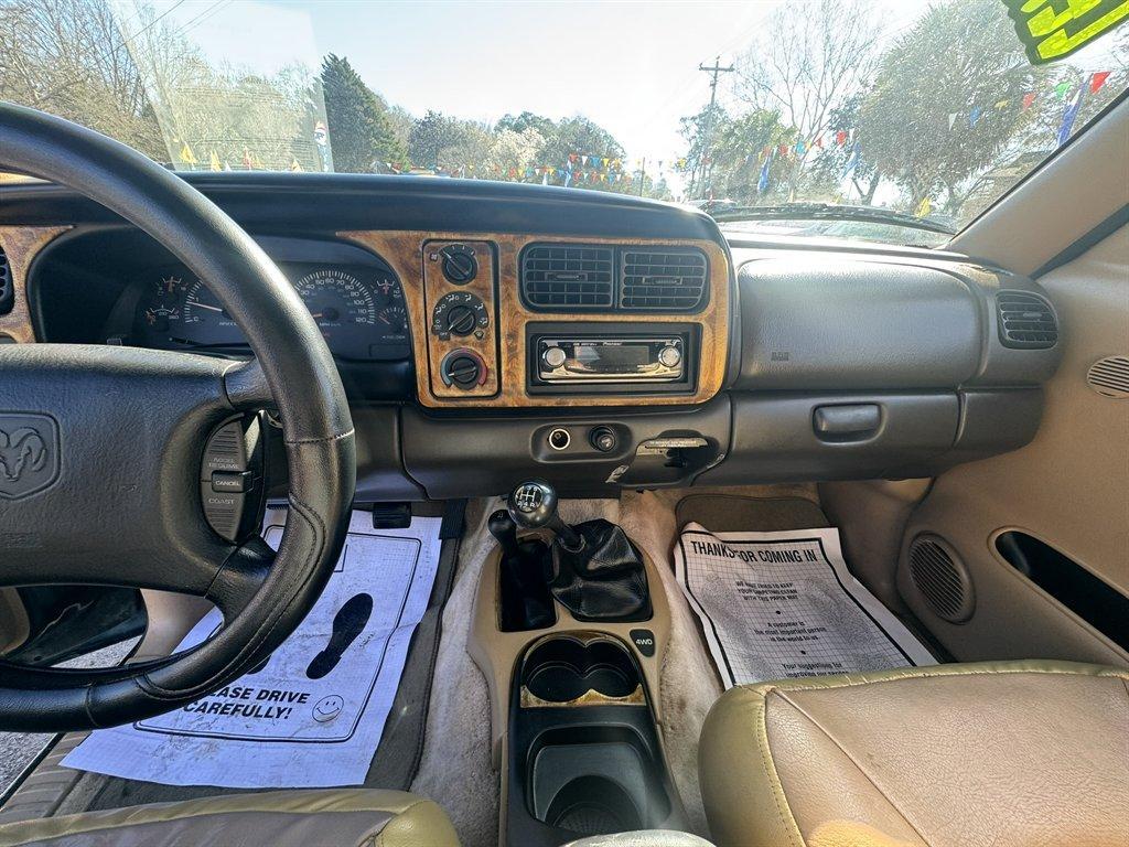 1997 Green /Tan Dodge Dakota (1B7GG23Y1VS) with an 5.2l V8 MPI 5.2l engine, Manual transmission, located at 745 East Steele Rd., West Columbia, SC, 29170, (803) 755-9148, 33.927212, -81.148483 - Photo#13