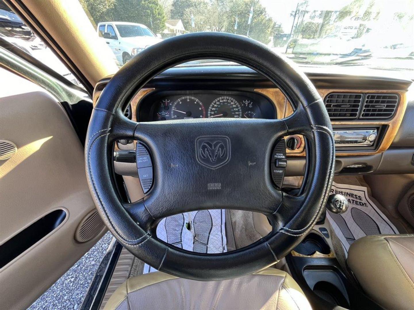 1997 Green /Tan Dodge Dakota (1B7GG23Y1VS) with an 5.2l V8 MPI 5.2l engine, Manual transmission, located at 745 East Steele Rd., West Columbia, SC, 29170, (803) 755-9148, 33.927212, -81.148483 - Special Internet Price! 1997 Dodge Dakota SLT with AM/FM stereo radio, Manual transmission, Sunroof, Cruise control, Powered windows, Powered door locks, Leather interior, Seats up to 5, Plus more! - Photo#5