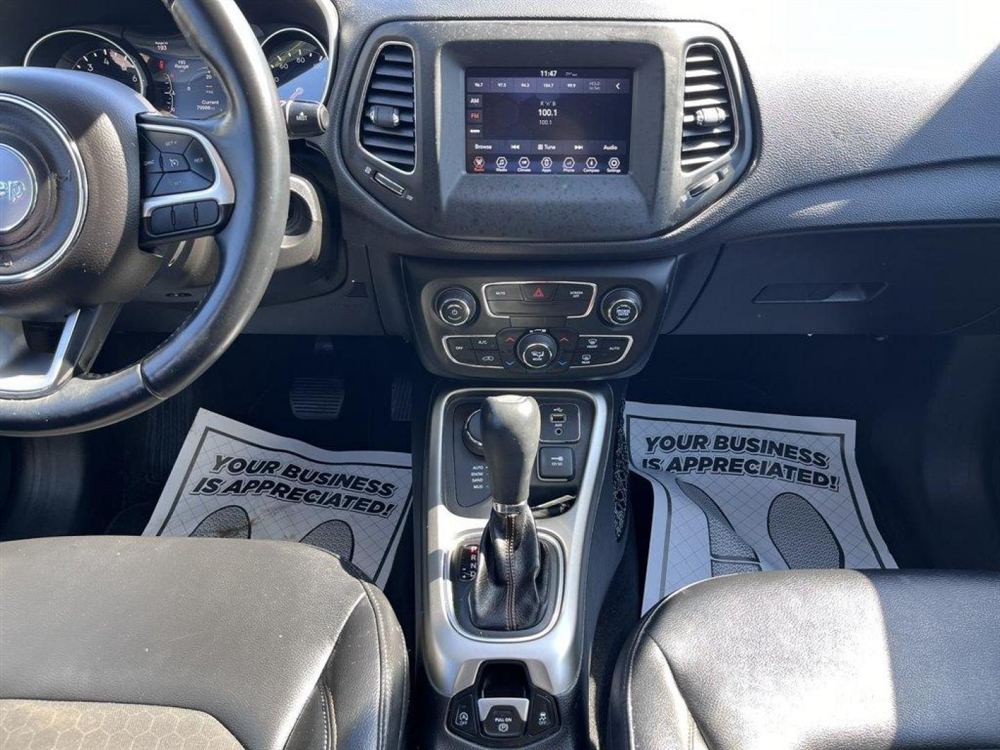 2017 Grey /Black Jeep ALL NEW Compass (3C4NJDBB6HT) with an 2.4l I-4 SFI Dohc 2.4l engine, Automatic transmission, located at 745 East Steele Rd., West Columbia, SC, 29170, (803) 755-9148, 33.927212, -81.148483 - Special Internet Price! 2017 Jeep New Compass Latitude with Uconnect, Bluetooth, Radio, Backup camera, Cruise control, Manual air conditioning, Keyless entry, Push to start, Cloth and vinyl seats, Powered driver seat, Powered windows, Powered door locks, Plus more! - Photo#9