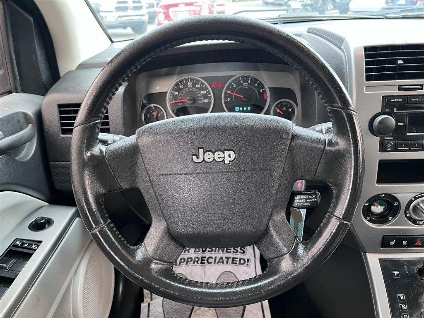 2007 Silver /Black Jeep Compass (1J8FT57W97D) with an 2.4l I-4 SFI Dohc 2.4l engine, Automatic transmission, located at 745 East Steele Rd., West Columbia, SC, 29170, (803) 755-9148, 33.927212, -81.148483 - Special Internet Price! 2007 Jeep Compass Limited with AM/FM stereo, Remote keyless entry, Cruise control, Leather interior, Powered windows, Powered door locks, Plus more! - Photo#5