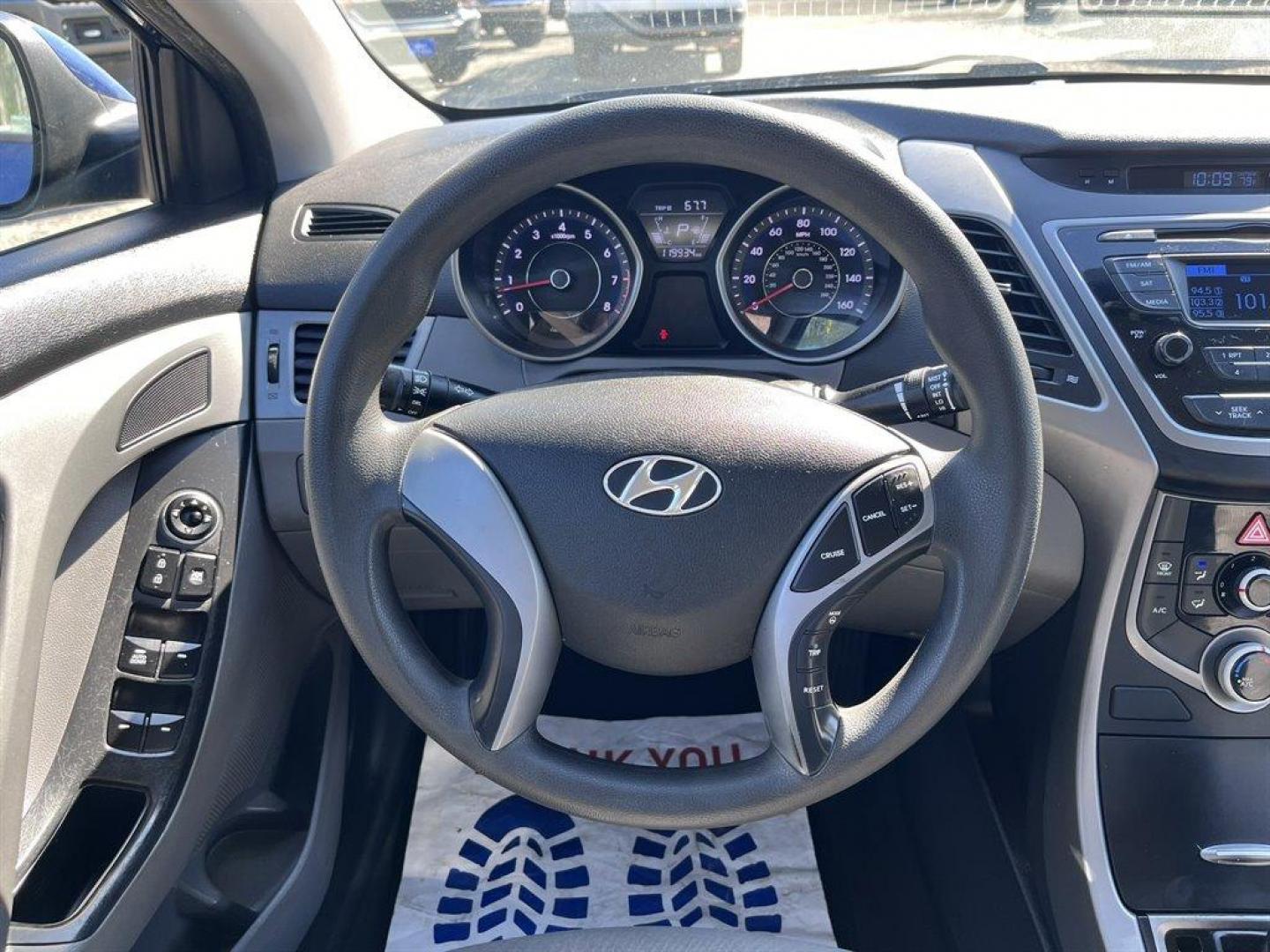 2015 Blue /Grey Hyundai Elantra (5NPDH4AE1FH) with an 1.8l I-4 MPI Dohc 1.8l engine, Automatic transmission, located at 745 East Steele Rd., West Columbia, SC, 29170, (803) 755-9148, 33.927212, -81.148483 - Special Internet Price! 2015 Hyundai Elantra Limited with AM/FM/CD/MP3, Bluetooth, Remote Keyless Entry, Cruise control, Manual Air Conditioning, Cloth interior, Rear 60-40 folding bench, Powered windows, Powered door locks, Plus more! - Photo#5