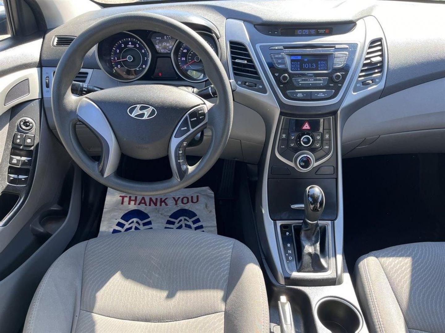 2015 Blue /Grey Hyundai Elantra (5NPDH4AE1FH) with an 1.8l I-4 MPI Dohc 1.8l engine, Automatic transmission, located at 745 East Steele Rd., West Columbia, SC, 29170, (803) 755-9148, 33.927212, -81.148483 - Special Internet Price! 2015 Hyundai Elantra Limited with AM/FM/CD/MP3, Bluetooth, Remote Keyless Entry, Cruise control, Manual Air Conditioning, Cloth interior, Rear 60-40 folding bench, Powered windows, Powered door locks, Plus more! - Photo#4