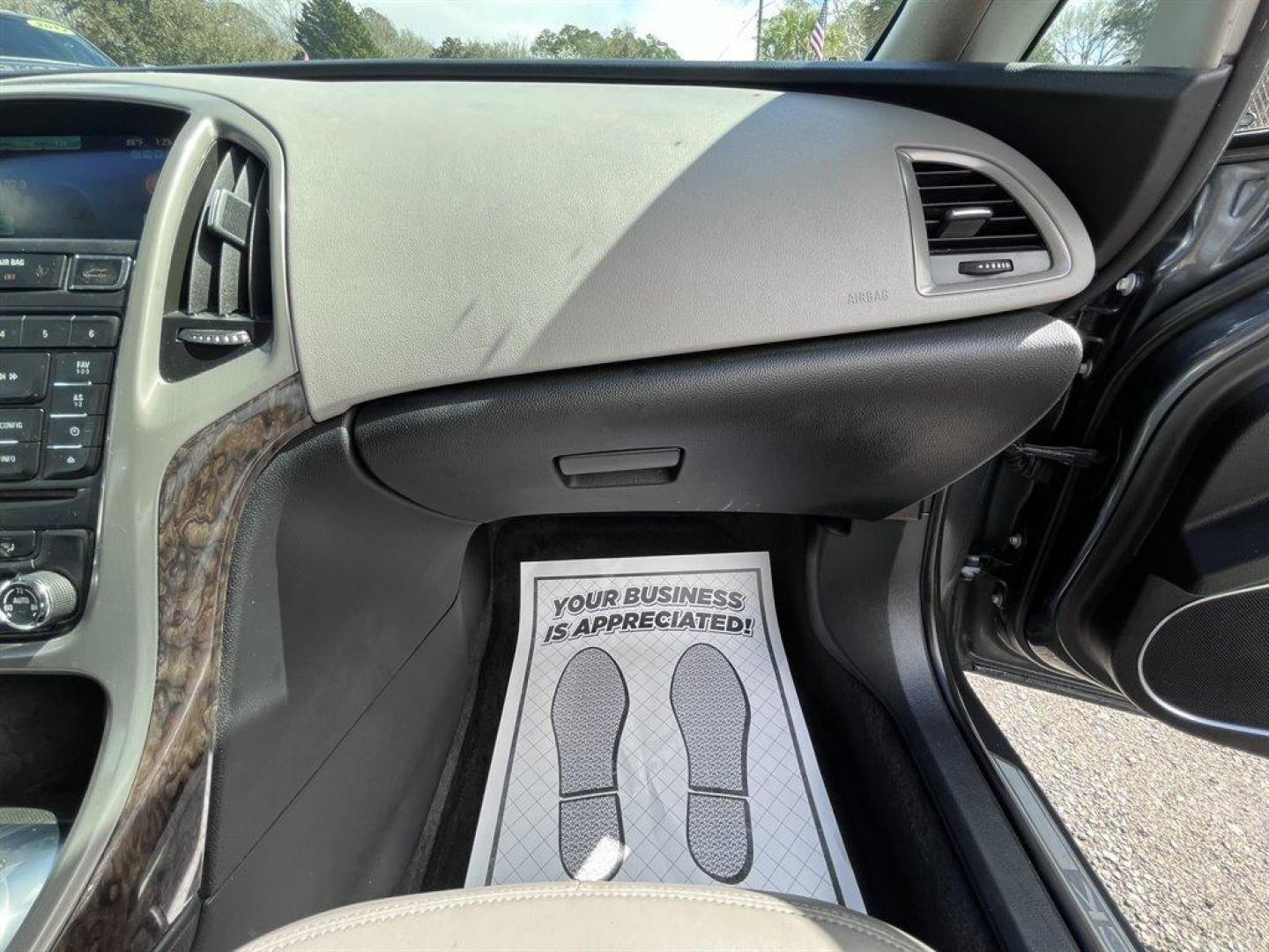 2013 Grey /Black Buick Verano (1G4PP5SK3D4) with an 2.4l I-4 DI Dohc 2.4l engine, Automatic transmission, located at 745 East Steele Rd., West Columbia, SC, 29170, (803) 755-9148, 33.927212, -81.148483 - 2013 Buick Verano with Bluetooth, AM/FM/SiriusXM stereo, Remote Keyless Entry, Remote vehicle starter system, Cruise control, Rear 60-40 split-folding, Leather interior, Powered windows, Powered door locks, Plus more! - Photo#25