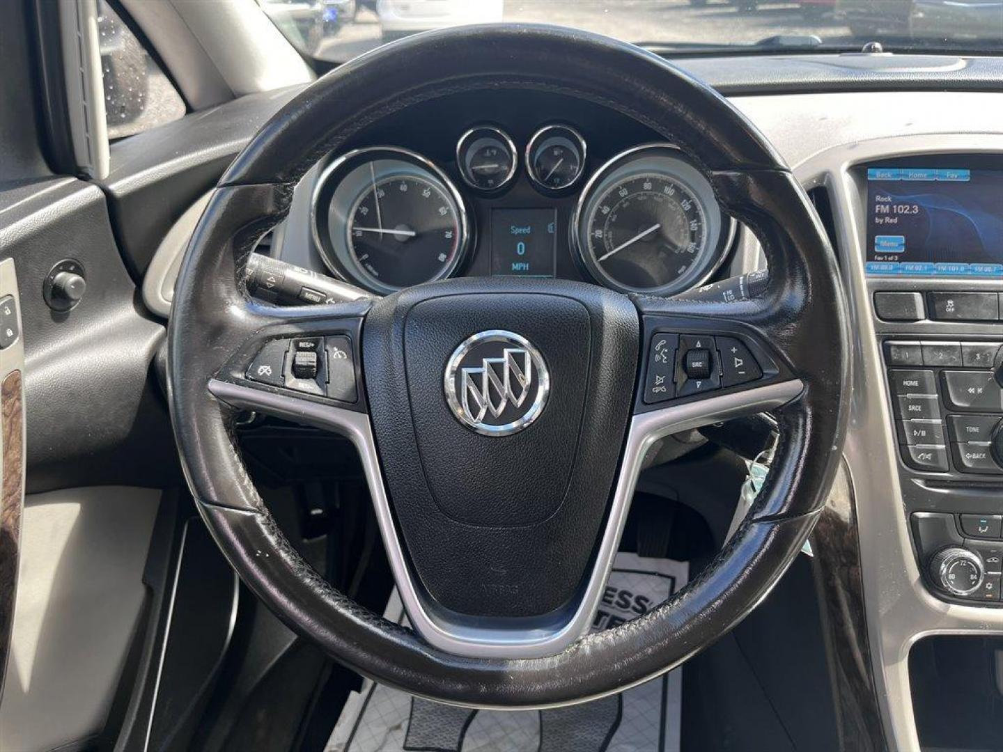 2013 Grey /Black Buick Verano (1G4PP5SK3D4) with an 2.4l I-4 DI Dohc 2.4l engine, Automatic transmission, located at 745 East Steele Rd., West Columbia, SC, 29170, (803) 755-9148, 33.927212, -81.148483 - 2013 Buick Verano with Bluetooth, AM/FM/SiriusXM stereo, Remote Keyless Entry, Remote vehicle starter system, Cruise control, Rear 60-40 split-folding, Leather interior, Powered windows, Powered door locks, Plus more! - Photo#5