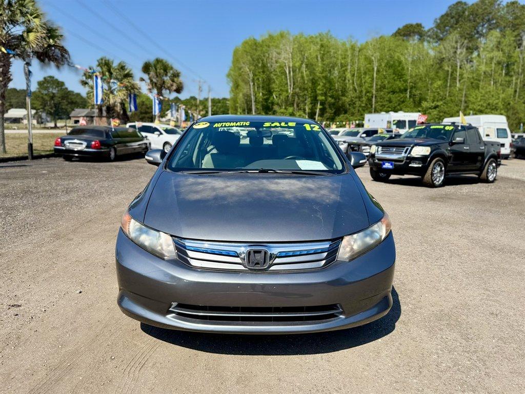2012 Grey /Taupe Honda Civic (JHMFB4F2XCS) with an 1.5l I-4 MPI Sohc Hybrid engine, Automatic transmission, located at 745 East Steele Rd., West Columbia, SC, 29170, (803) 755-9148, 33.927212, -81.148483 - Photo#1