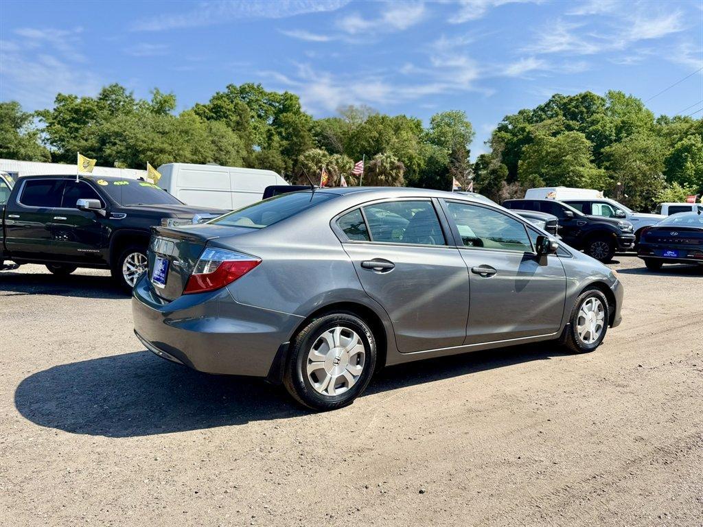 2012 Grey /Taupe Honda Civic (JHMFB4F2XCS) with an 1.5l I-4 MPI Sohc Hybrid engine, Automatic transmission, located at 745 East Steele Rd., West Columbia, SC, 29170, (803) 755-9148, 33.927212, -81.148483 - Photo#3