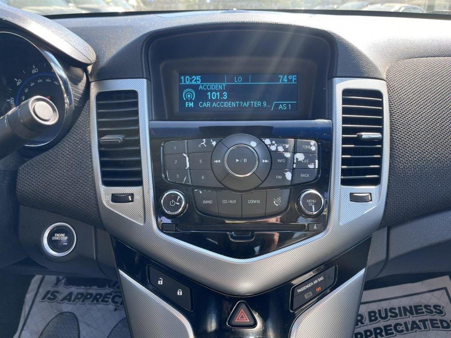 2012 Red /Black Chevrolet Cruze (1G1PH5SC0C7) with an 1.4l I-4 MFI Dohc T/C 1.4 engine, Automatic transmission, located at 745 East Steele Rd., West Columbia, SC, 29170, (803) 755-9148, 33.927212, -81.148483 - Special Internet Price! 2012 Chevrolet Cruze LTZ with AM/FM stereo, Cruise control, Sunroof, Air conditioning, Remote Keyless Entry, Leather interior, Heated front seats, Powered driver seat, Powered windows, Powered door locks, Plus more! - Photo#10