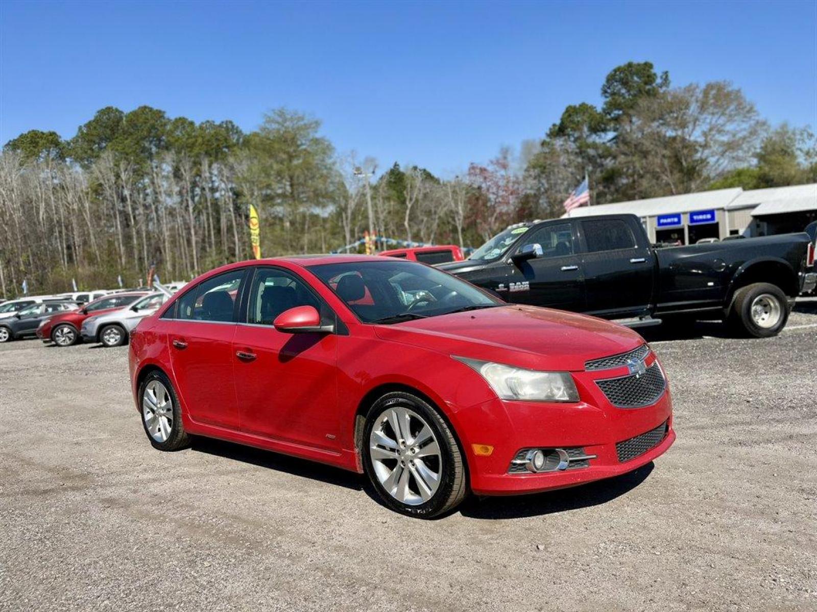 2012 Red /Black Chevrolet Cruze (1G1PH5SC0C7) with an 1.4l I-4 MFI Dohc T/C 1.4 engine, Automatic transmission, located at 745 East Steele Rd., West Columbia, SC, 29170, (803) 755-9148, 33.927212, -81.148483 - Special Internet Price! 2012 Chevrolet Cruze LTZ with AM/FM stereo, Cruise control, Sunroof, Air conditioning, Remote Keyless Entry, Leather interior, Heated front seats, Powered driver seat, Powered windows, Powered door locks, Plus more! - Photo #3