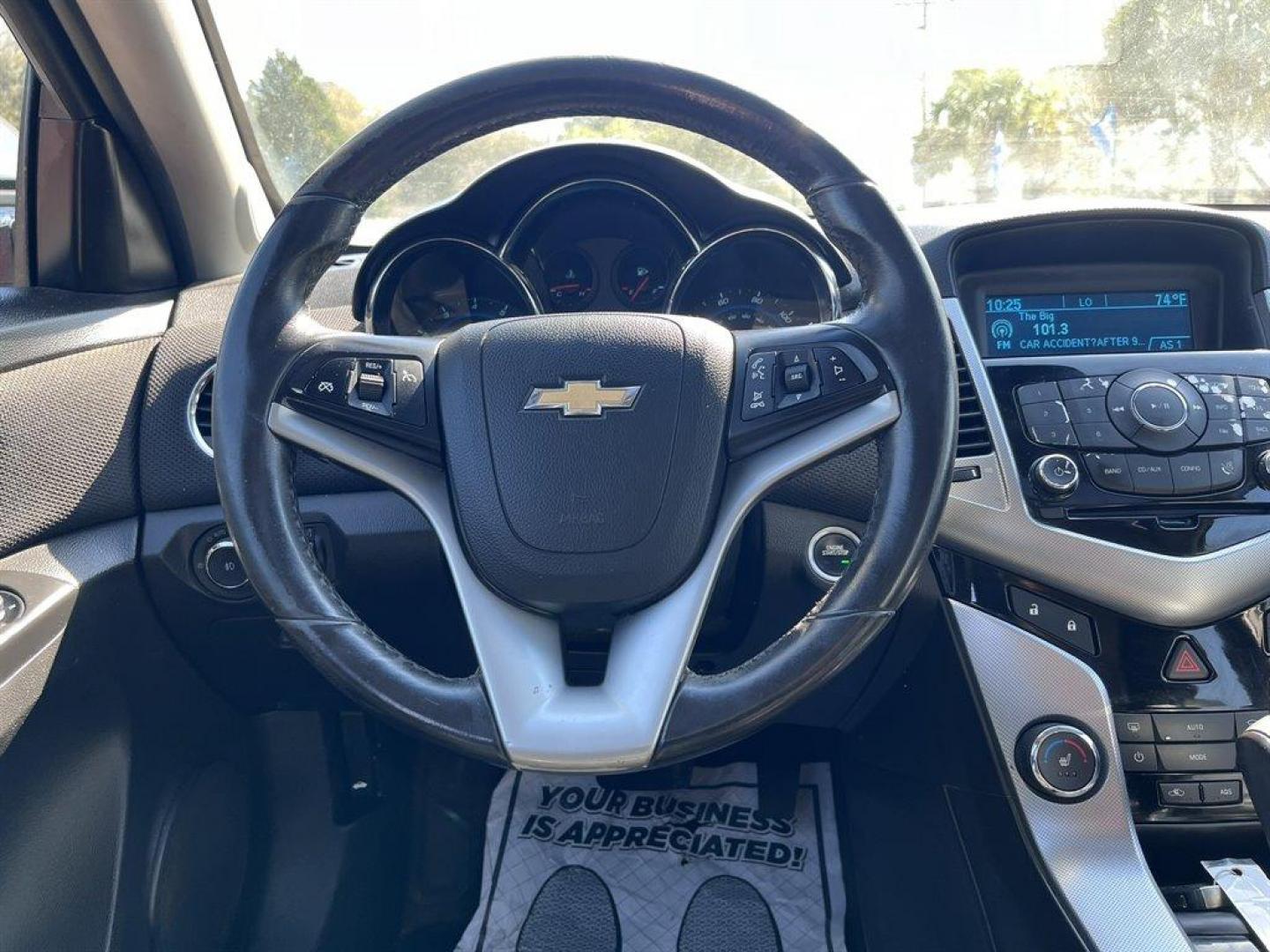 2012 Red /Black Chevrolet Cruze (1G1PH5SC0C7) with an 1.4l I-4 MFI Dohc T/C 1.4 engine, Automatic transmission, located at 745 East Steele Rd., West Columbia, SC, 29170, (803) 755-9148, 33.927212, -81.148483 - Special Internet Price! 2012 Chevrolet Cruze LTZ with AM/FM stereo, Cruise control, Sunroof, Air conditioning, Remote Keyless Entry, Leather interior, Heated front seats, Powered driver seat, Powered windows, Powered door locks, Plus more! - Photo#5