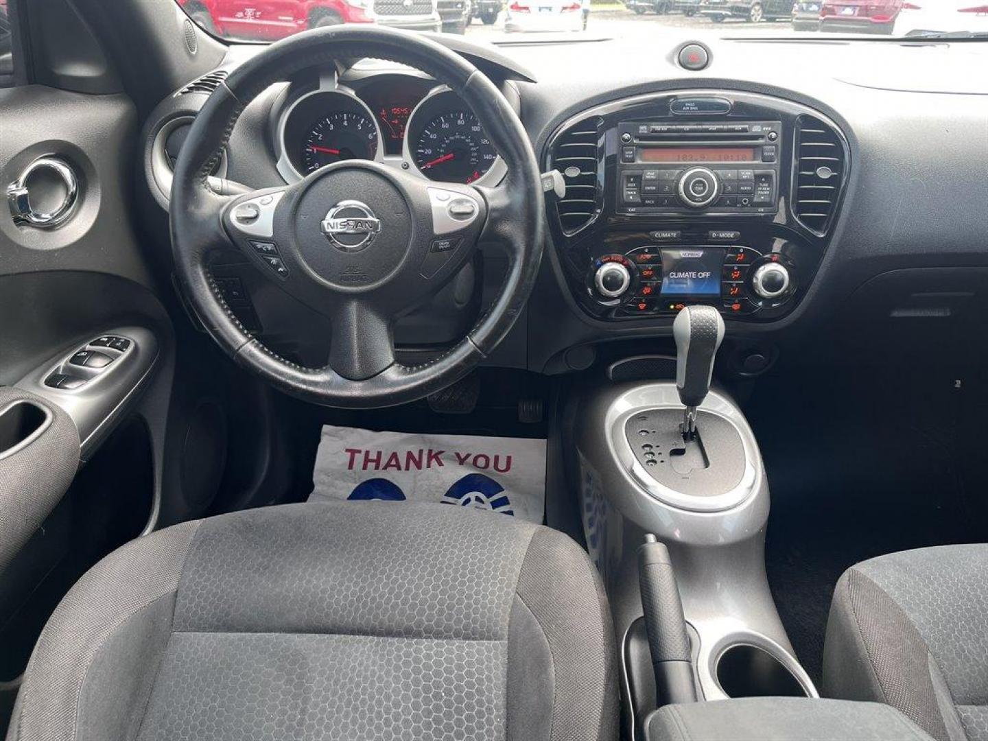 2014 Grey /Black Nissan Juke (JN8AF5MR0ET) with an 1.6l I-4 DI Dohc T/C 1.6l engine, Automatic transmission, located at 745 East Steele Rd., West Columbia, SC, 29170, (803) 755-9148, 33.927212, -81.148483 - Special Internet Price! 2014 Nissan Juke SV with Bluetooth, AM/FM/CD/MP3 Audio System, Remote Keyless Entry, Cruise Control, Sunroof, Automatic Air Conditioning, Rear 60-40 Folding Bench, Powered Windows, Powered Door Locks, Plus more! - Photo#4