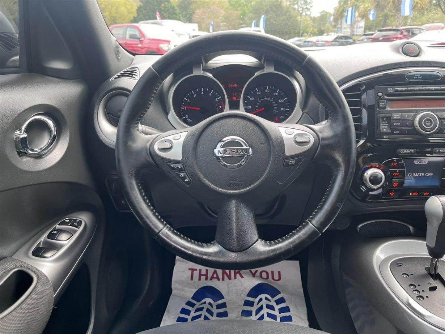 2014 Grey /Black Nissan Juke (JN8AF5MR0ET) with an 1.6l I-4 DI Dohc T/C 1.6l engine, Automatic transmission, located at 745 East Steele Rd., West Columbia, SC, 29170, (803) 755-9148, 33.927212, -81.148483 - Special Internet Price! 2014 Nissan Juke SV with Bluetooth, AM/FM/CD/MP3 Audio System, Remote Keyless Entry, Cruise Control, Sunroof, Automatic Air Conditioning, Rear 60-40 Folding Bench, Powered Windows, Powered Door Locks, Plus more! - Photo#5