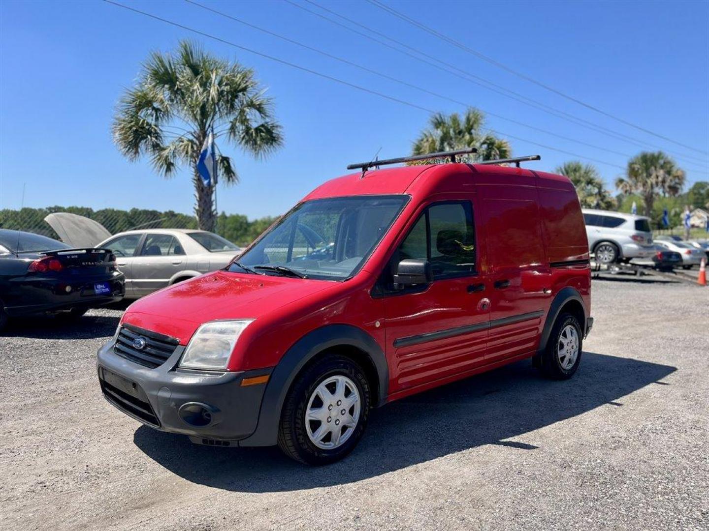 2012 Red /Grey Ford Transit Connect (NM0LS7AN3CT) with an 2.0l I-4 Smpi Dohc 2.0l engine, Automatic transmission, located at 745 East Steele Rd., West Columbia, SC, 29170, (803) 755-9148, 33.927212, -81.148483 - Special Internet Price! 2012 Ford Transit Connect XL - Photo#0