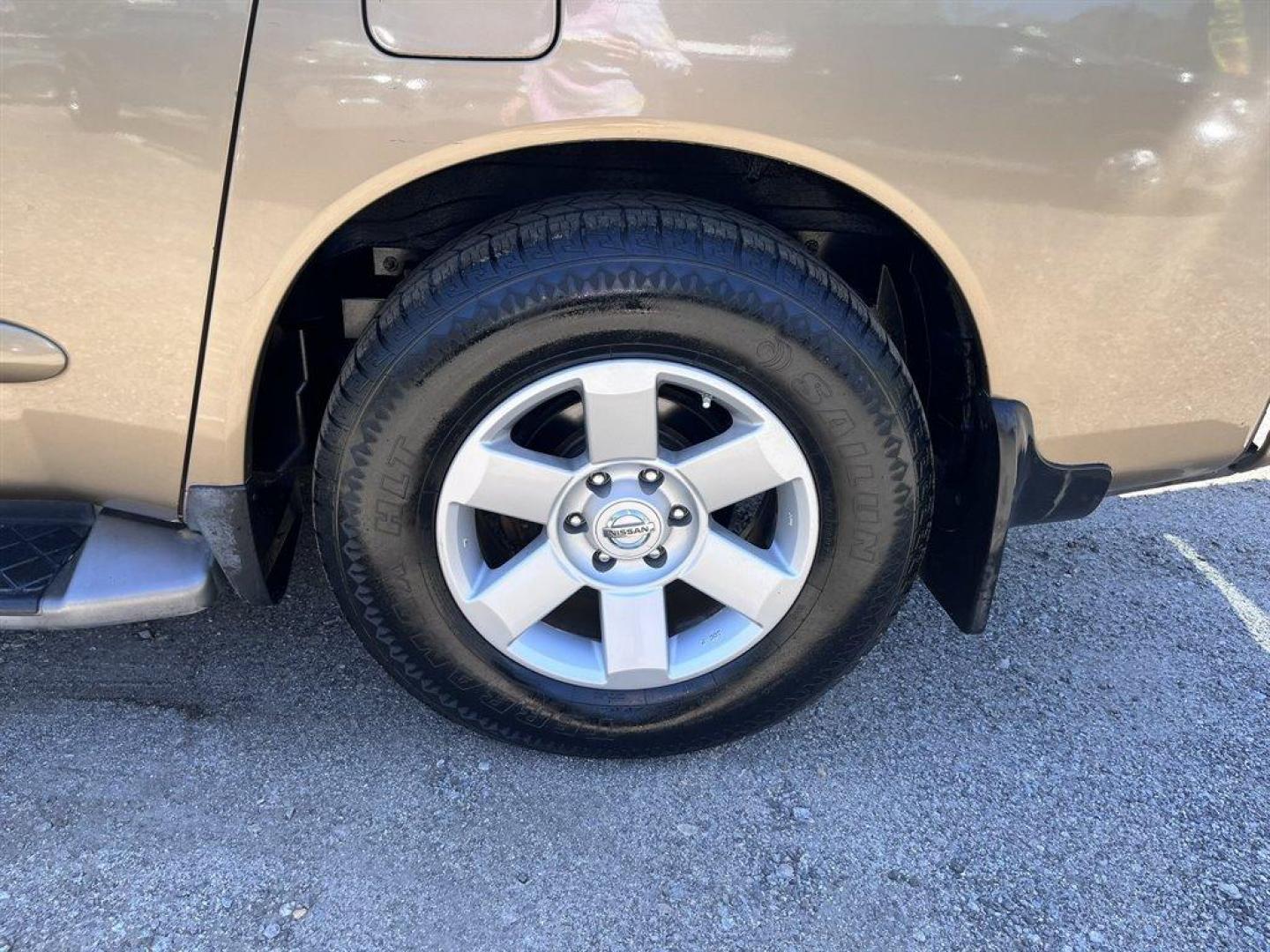 2005 Gold /Black Nissan Armada (5N1AA08A45N) with an 5.6l V8 MPI Dohc 5.6l engine, Automatic transmission, located at 745 East Steele Rd., West Columbia, SC, 29170, (803) 755-9148, 33.927212, -81.148483 - Special Internet Price! 2005 Nissan Armada LE with AM/FM radio, Air conditioning, Cruise control, Keyless entry, Leather interior, 3rd row seating, Rear entertainment, Powered liftgate, Powered windows, Powered door locks, Plus more! - Photo#38