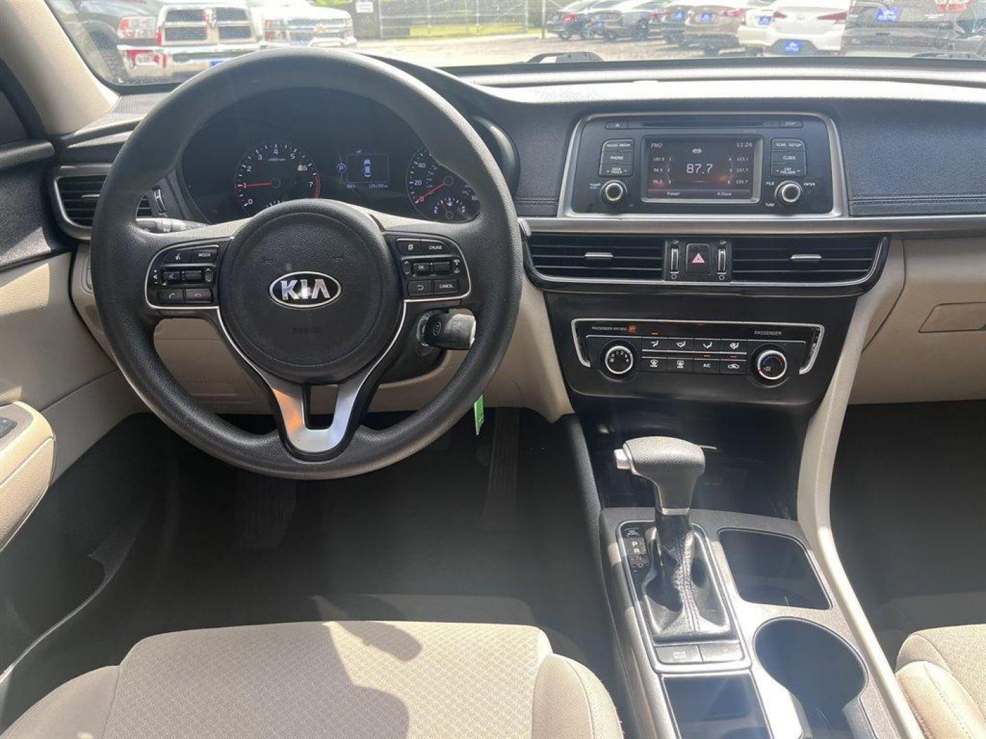 2016 Grey /Grey Kia Optima (KNAGT4L39G5) with an 2.4l I-4 DI Dohc 2.4l engine, Automatic transmission, located at 745 East Steele Rd., West Columbia, SC, 29170, (803) 755-9148, 33.927212, -81.148483 - Special Internet Price! 2016 Kia Optima LX With Bluetooth, AM/FM/CD/MP3, Remote Keyless Entry, Manual Air Conditioning, Front Bucket Seats, Rear 60-40 Folding Bench, Powered Windows, Powered Door Locks, Plus More! - Photo#4