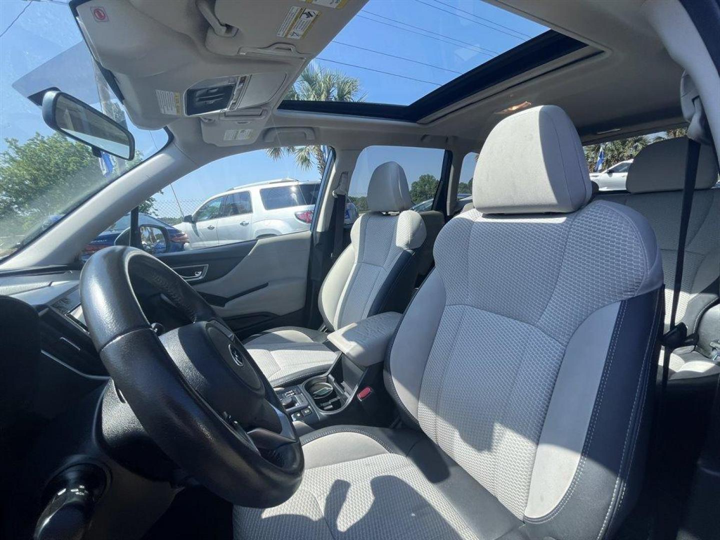 2019 Blue /Grey Subaru Forester (JF2SKAGC4KH) with an 2.5l H-4 MPI Dohc 2.5l engine, Automatic transmission, located at 745 East Steele Rd., West Columbia, SC, 29170, (803) 755-9148, 33.927212, -81.148483 - Special Internet Price! 2019 Subaru Forester wth Bluetooth, Backup camera, Sunroof, Lane departure warning, Cruise control, Keyless entry, Push to start, Cloth interior, Powered liftgate, Powered windows, Powered door locks, Plus more! - Photo#22