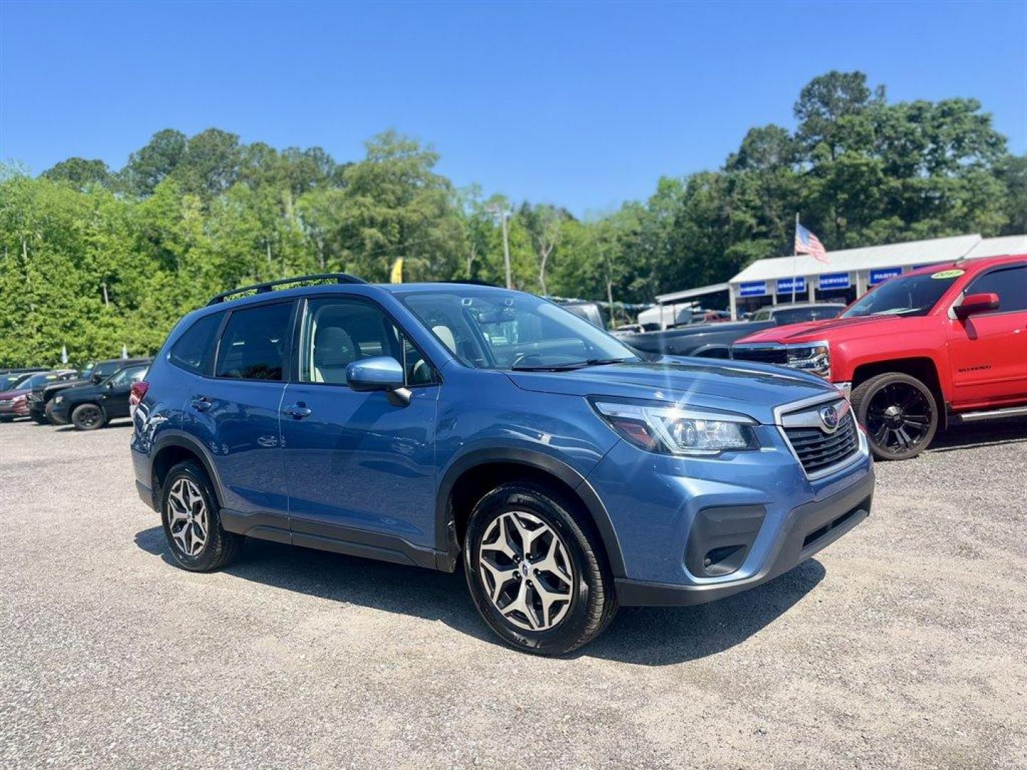 2019 Blue /Grey Subaru Forester (JF2SKAGC4KH) with an 2.5l H-4 MPI Dohc 2.5l engine, Automatic transmission, located at 745 East Steele Rd., West Columbia, SC, 29170, (803) 755-9148, 33.927212, -81.148483 - Special Internet Price! 2019 Subaru Forester wth Bluetooth, Backup camera, Sunroof, Lane departure warning, Cruise control, Keyless entry, Push to start, Cloth interior, Powered liftgate, Powered windows, Powered door locks, Plus more! - Photo#3