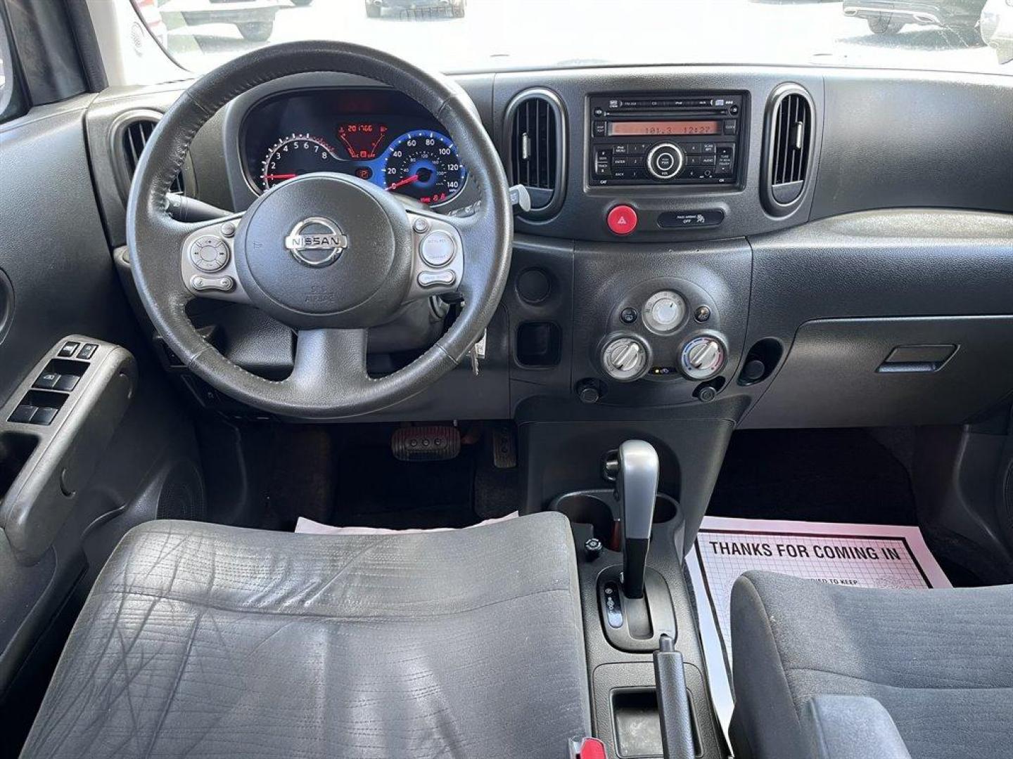 2013 White /Black Nissan Cube (JN8AZ2KR5DT) with an 1.8l I-4 DI Dohc 1.8l engine, Automatic transmission, located at 745 East Steele Rd., West Columbia, SC, 29170, (803) 755-9148, 33.927212, -81.148483 - Special Internet Price! 2013 Nissan Cube S with AM/FM radio, Cruise control, Manual air conditioning, Powered windows, Powered door locks, Plus more! - Photo#4