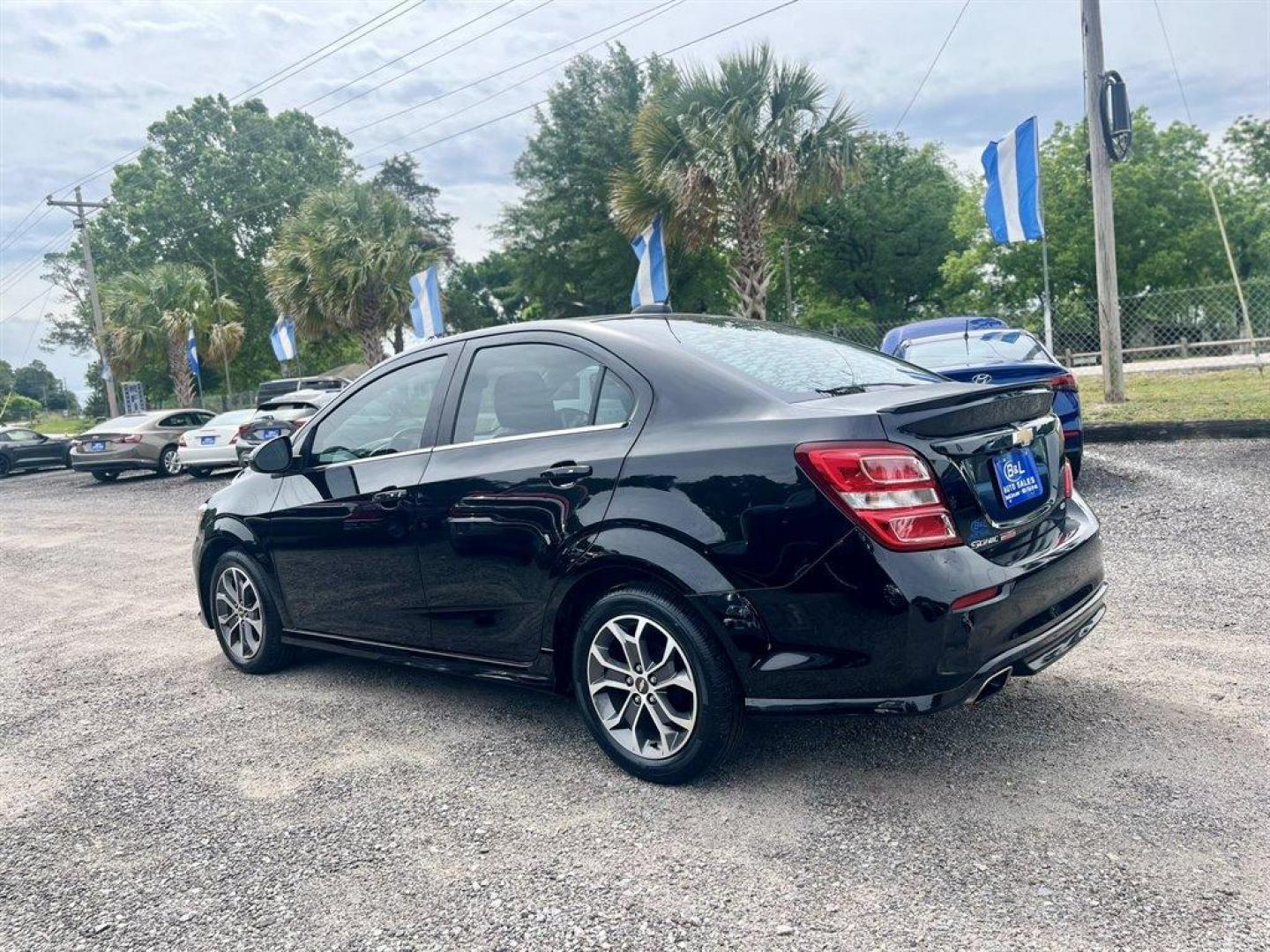 2017 Black /Black Chevrolet Sonic (1G1JC5SB5H4) with an 1.4l I-4 MFI Dohc T/C 1.4 engine, Manual transmission, located at 745 East Steele Rd., West Columbia, SC, 29170, (803) 755-9148, 33.927212, -81.148483 - Special Internet Price! 2017 Chevrolet Sonic LT with Bluetooth, AM/FM radio, Manual transmission, Powered driver seat, Cloth interior, Air conditioning, Powered windows, Powered door locks, Plus more! - Photo#1