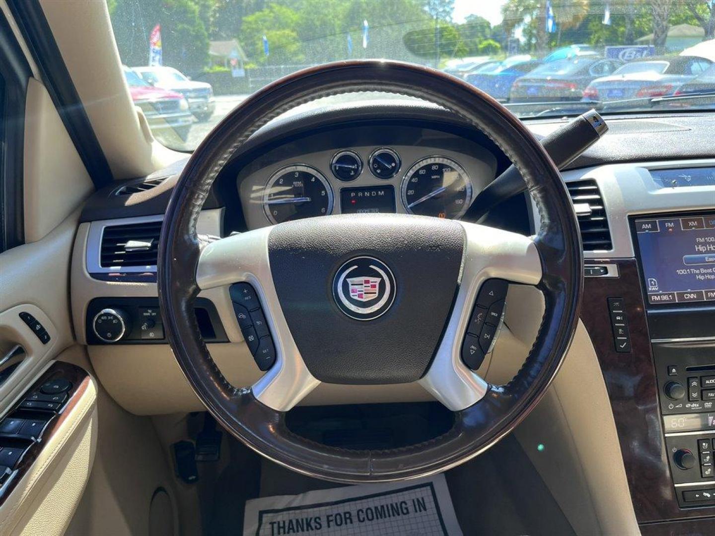 2012 White /Tan Cadillac Escalade (1GYS3CEFXCR) with an 6.2l V8 SFI OHV Flex 6.2l engine, Automatic transmission, located at 745 East Steele Rd., West Columbia, SC, 29170, (803) 755-9148, 33.927212, -81.148483 - Special Internet Price! 2012 Cadillac Escalade Premium with Bluetooth, AM/FM radio, Cruise control, Backup camera, Navigation, Sunroof, Leather interior, Powered front seats, 3rd row seating, Rear entertainment, Powered windows, Powered door locks, Plus more! - Photo#6