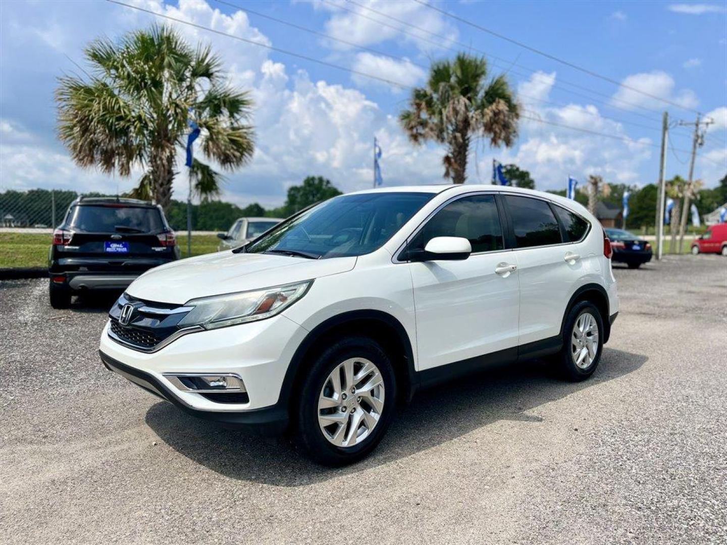 2016 White /Grey Honda CR-V (5J6RM3H54GL) with an 2.4l I-4 DI Dohc 2.4l engine, Automatic transmission, located at 745 East Steele Rd., West Columbia, SC, 29170, (803) 755-9148, 33.927212, -81.148483 - Special Internet Price! 2016 Honda CR-V EX with Bluetooth, Backup camera, Cruise control, Push to start, Keyless entry, Sunroof, Heated front seats, Cloth interior, Powered driver seat, Powered windows, Powered door locks, Plus more! - Photo#0