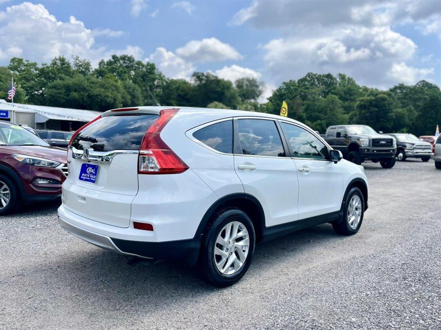 2016 White /Grey Honda CR-V (5J6RM3H54GL) with an 2.4l I-4 DI Dohc 2.4l engine, Automatic transmission, located at 745 East Steele Rd., West Columbia, SC, 29170, (803) 755-9148, 33.927212, -81.148483 - Special Internet Price! 2016 Honda CR-V EX with Bluetooth, Backup camera, Cruise control, Push to start, Keyless entry, Sunroof, Heated front seats, Cloth interior, Powered driver seat, Powered windows, Powered door locks, Plus more! - Photo#2