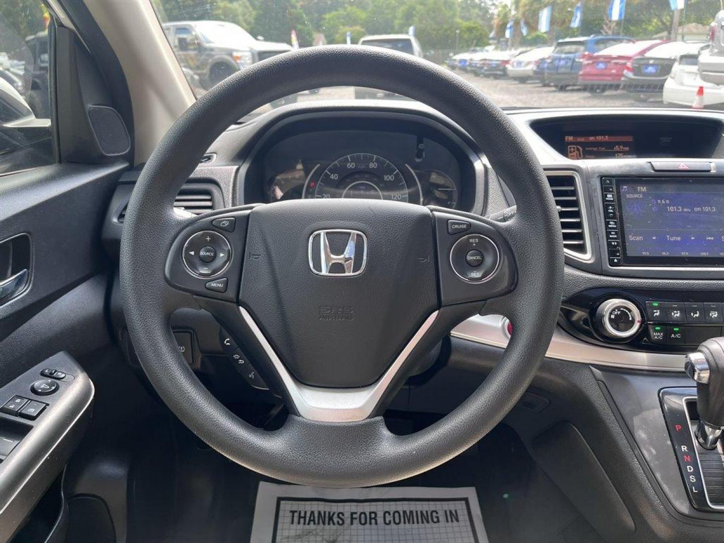 2016 White /Grey Honda CR-V (5J6RM3H54GL) with an 2.4l I-4 DI Dohc 2.4l engine, Automatic transmission, located at 745 East Steele Rd., West Columbia, SC, 29170, (803) 755-9148, 33.927212, -81.148483 - Special Internet Price! 2016 Honda CR-V EX with Bluetooth, Backup camera, Cruise control, Push to start, Keyless entry, Sunroof, Heated front seats, Cloth interior, Powered driver seat, Powered windows, Powered door locks, Plus more! - Photo#6