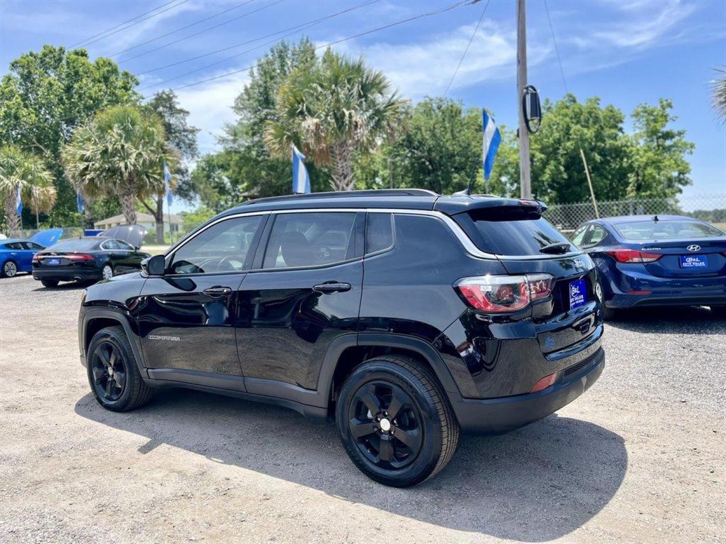 2018 Black /Black Jeep Compass (3C4NJCBB5JT) with an 2.4l I-4 MPI Sohc 2.4l engine, Automatic transmission, located at 745 East Steele Rd., West Columbia, SC, 29170, (803) 755-9148, 33.927212, -81.148483 - Special Internet Price! 2018 Jeep Compass Latitude with Bluetooth, AM/FM radio, Push to start, Cruise control, Automatic air conditioning, Keyless entry, Leather interior, Powered driver seat, Powered windows, Powered door locks, Plus more! - Photo#1