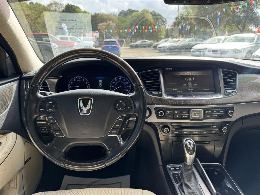 2014 Black /Taupe Hyundai Equus (KMHGH4JH5EU) with an 5.0l V8 DI Dohc Cvvt 5.0l engine, Automatic transmission, located at 745 East Steele Rd., West Columbia, SC, 29170, (803) 755-9148, 33.927212, -81.148483 - Photo#6