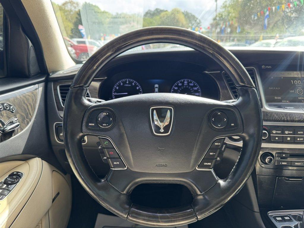 2014 Black /Taupe Hyundai Equus (KMHGH4JH5EU) with an 5.0l V8 DI Dohc Cvvt 5.0l engine, Automatic transmission, located at 745 East Steele Rd., West Columbia, SC, 29170, (803) 755-9148, 33.927212, -81.148483 - Photo#7