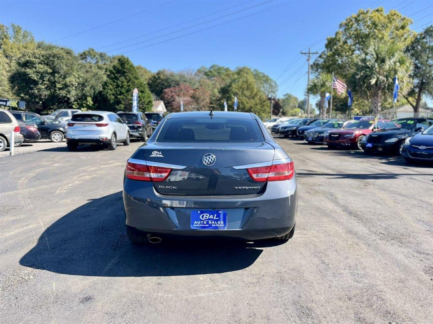 2012 Grey /Grey Buick Verano (1G4PP5SK5C4) with an 2.4l I-4 DI Dohc 2.4l engine, Automatic transmission, located at 745 East Steele Rd., West Columbia, SC, 29170, (803) 755-9148, 33.927212, -81.148483 - Special Internet Price! 2012 Buick Verano With AM/FM/SiriusXM stereo, 7 color LED touch screen, Cruise control, Dual-zone automatic air conditioning, Leather interior, Remote keyless entry, Rear 60-40 split-folding, Powered windows, Powered door locks, Plus more! - Photo#3