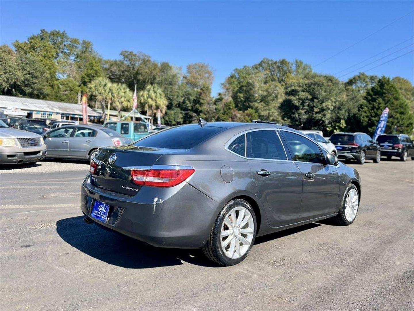 2012 Grey /Grey Buick Verano (1G4PP5SK5C4) with an 2.4l I-4 DI Dohc 2.4l engine, Automatic transmission, located at 745 East Steele Rd., West Columbia, SC, 29170, (803) 755-9148, 33.927212, -81.148483 - Special Internet Price! 2012 Buick Verano With AM/FM/SiriusXM stereo, 7 color LED touch screen, Cruise control, Dual-zone automatic air conditioning, Leather interior, Remote keyless entry, Rear 60-40 split-folding, Powered windows, Powered door locks, Plus more! - Photo#4