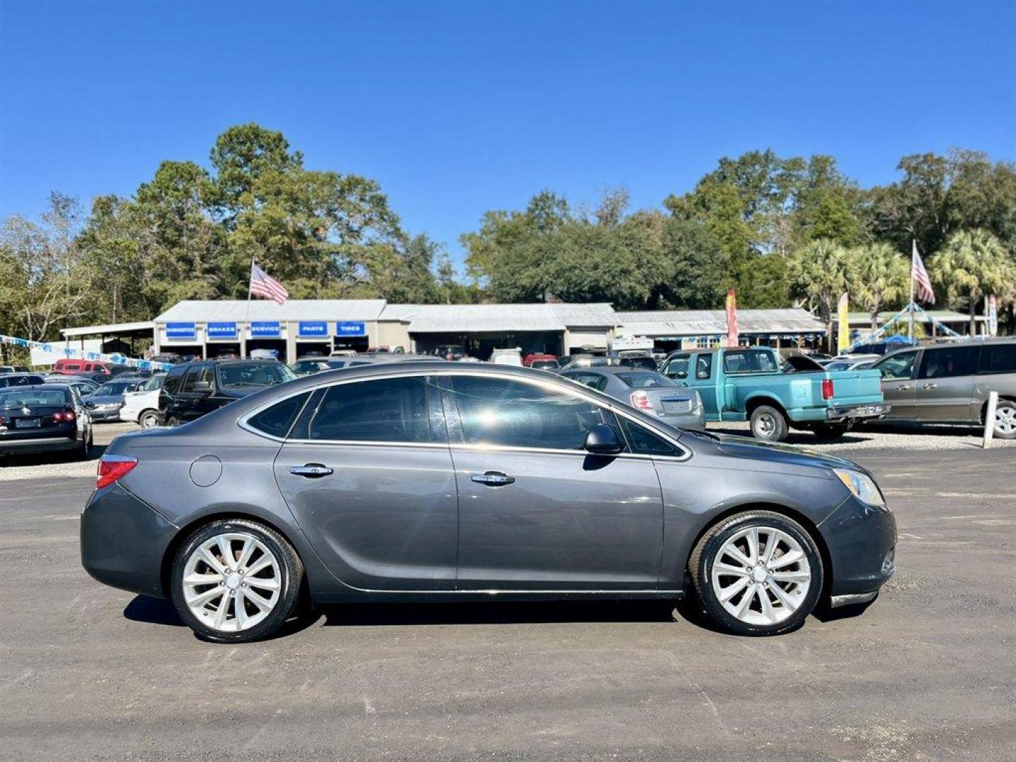 2012 Grey /Grey Buick Verano (1G4PP5SK5C4) with an 2.4l I-4 DI Dohc 2.4l engine, Automatic transmission, located at 745 East Steele Rd., West Columbia, SC, 29170, (803) 755-9148, 33.927212, -81.148483 - Special Internet Price! 2012 Buick Verano With AM/FM/SiriusXM stereo, 7 color LED touch screen, Cruise control, Dual-zone automatic air conditioning, Leather interior, Remote keyless entry, Rear 60-40 split-folding, Powered windows, Powered door locks, Plus more! - Photo#5