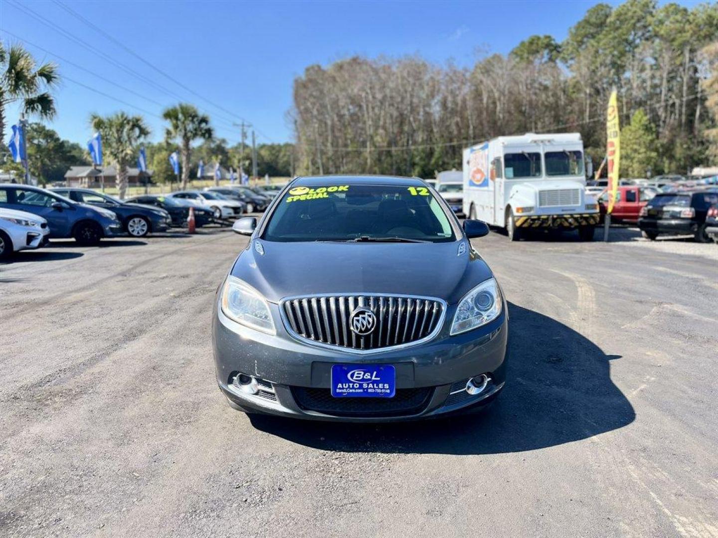 2012 Grey /Grey Buick Verano (1G4PP5SK5C4) with an 2.4l I-4 DI Dohc 2.4l engine, Automatic transmission, located at 745 East Steele Rd., West Columbia, SC, 29170, (803) 755-9148, 33.927212, -81.148483 - Special Internet Price! 2012 Buick Verano With AM/FM/SiriusXM stereo, 7 color LED touch screen, Cruise control, Dual-zone automatic air conditioning, Leather interior, Remote keyless entry, Rear 60-40 split-folding, Powered windows, Powered door locks, Plus more! - Photo#7