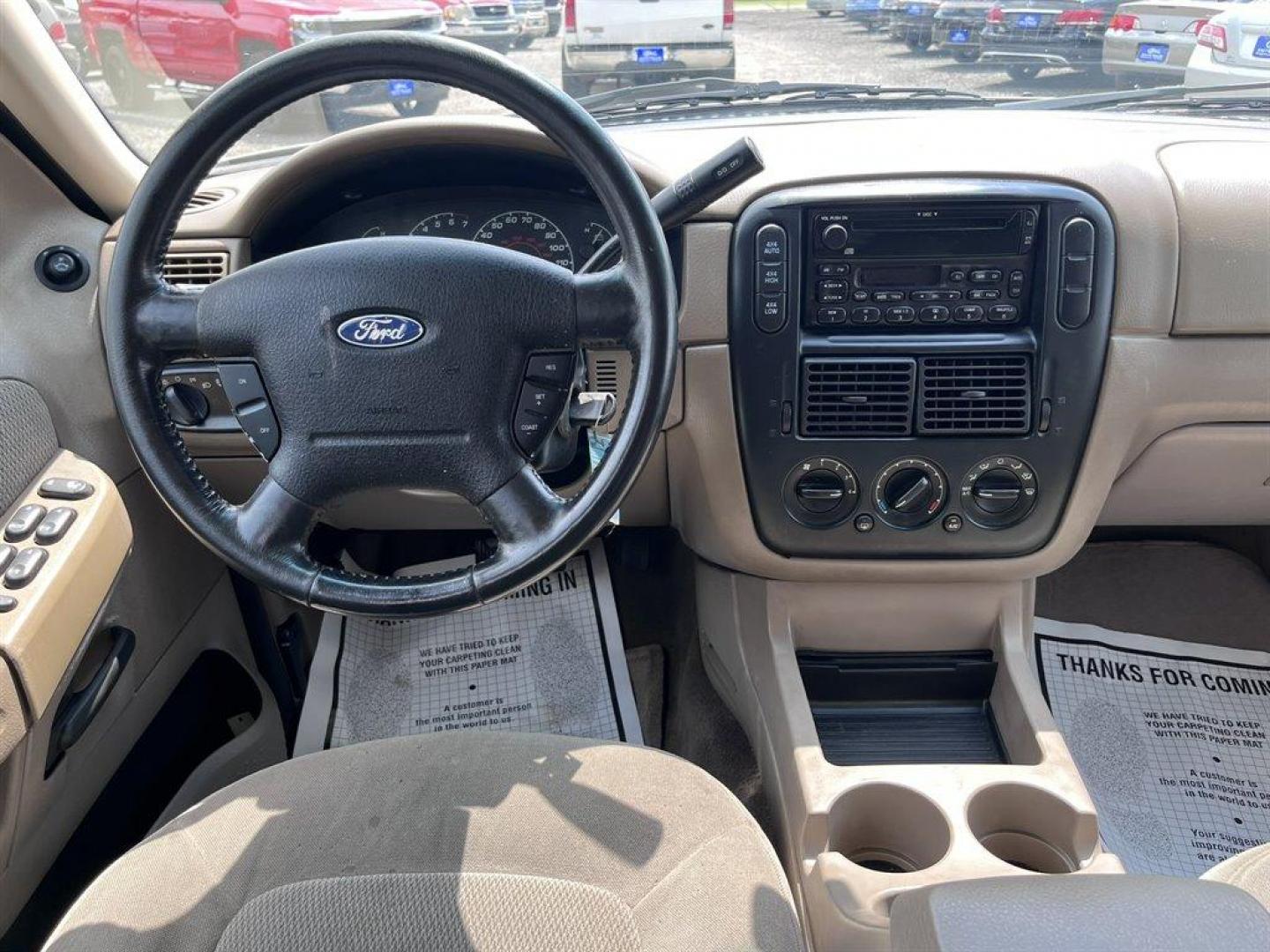 2002 Gold /Grey Ford Explorer (1FMZU73E52U) with an 4.0l V6 EFI Sohc 4.0l engine, Automatic transmission, located at 745 East Steele Rd., West Columbia, SC, 29170, (803) 755-9148, 33.927212, -81.148483 - Special Internet Price! 2002 Ford Explorer XLT with AM/FM radio, Cruise control, Air conditioning, Cloth interior, 3rd row seating, Keyless entry, Powered windows, Powered door locks, Plus more! - Photo#4