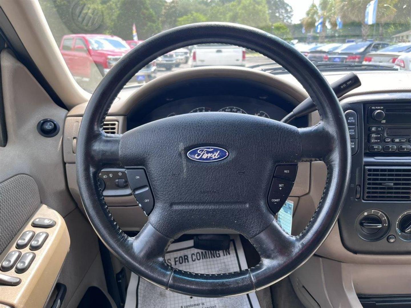 2002 Gold /Grey Ford Explorer (1FMZU73E52U) with an 4.0l V6 EFI Sohc 4.0l engine, Automatic transmission, located at 745 East Steele Rd., West Columbia, SC, 29170, (803) 755-9148, 33.927212, -81.148483 - Special Internet Price! 2002 Ford Explorer XLT with AM/FM radio, Cruise control, Air conditioning, Cloth interior, 3rd row seating, Keyless entry, Powered windows, Powered door locks, Plus more! - Photo#5