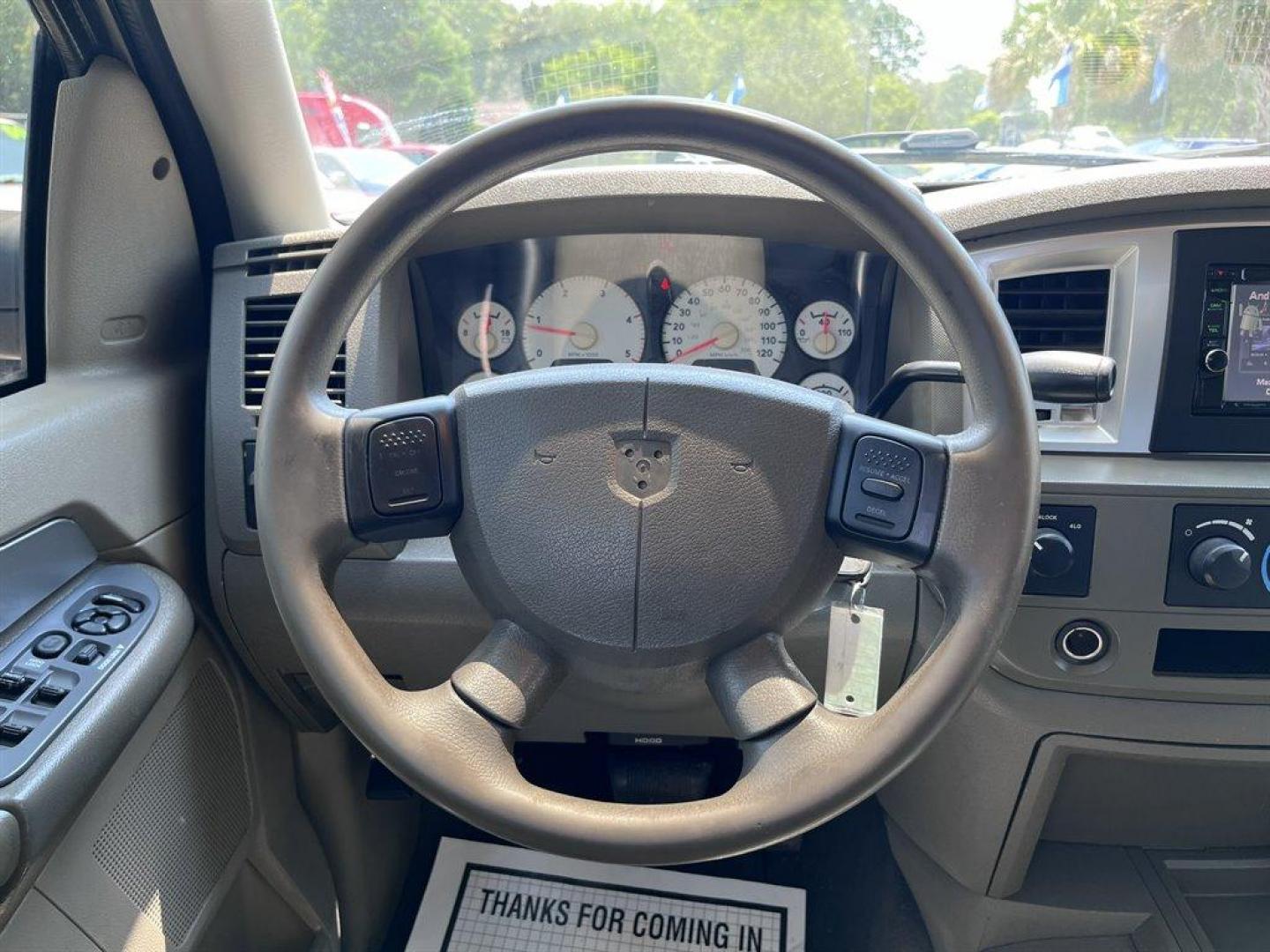 2007 Gold /Tan Dodge RAM 2500 (3D7KS29C87G) with an 5.9l I-6 FI DSL T/C HO 5. engine, Automatic transmission, located at 745 East Steele Rd., West Columbia, SC, 29170, (803) 755-9148, 33.927212, -81.148483 - Special Internet Price! 2007 Dodge RAM 2500 SLT with AM/FM radio, Cruise control, Manual air conditioning, Cloth interior, Powered driver seat, Rear split bench seat, Rear entertainment, Powered windows, Powered door locks, Plus more! - Photo#7