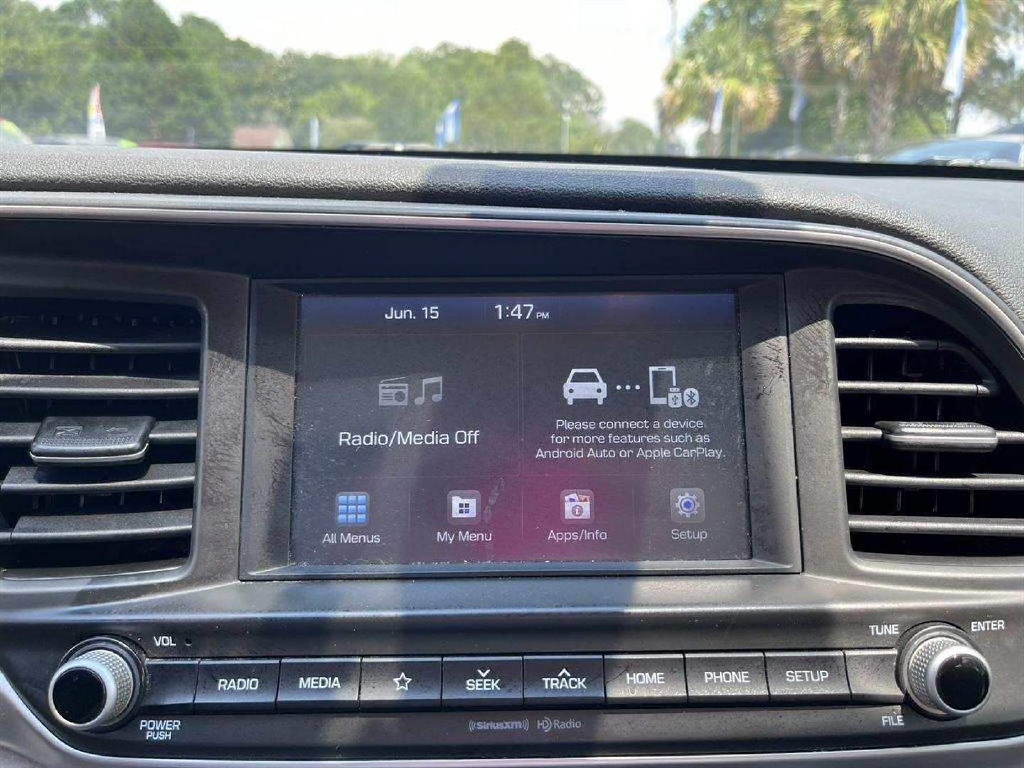 2020 Red /Grey Hyundai Elantra (5NPD84LF2LH) with an 2.0l I-4 MPI Dohc 2.0l engine, Automatic transmission, located at 745 East Steele Rd., West Columbia, SC, 29170, (803) 755-9148, 33.927212, -81.148483 - Special Internet Price! 2020 Hyundai Elantra SEL with Bluetooth, Backup camera, Cruise control, Automatic air conditioning, Keyless entry, Powered driver seat, Cloth interior, Rear bench seat, Powered windows, Powered door locks, Plus more! - Photo#11