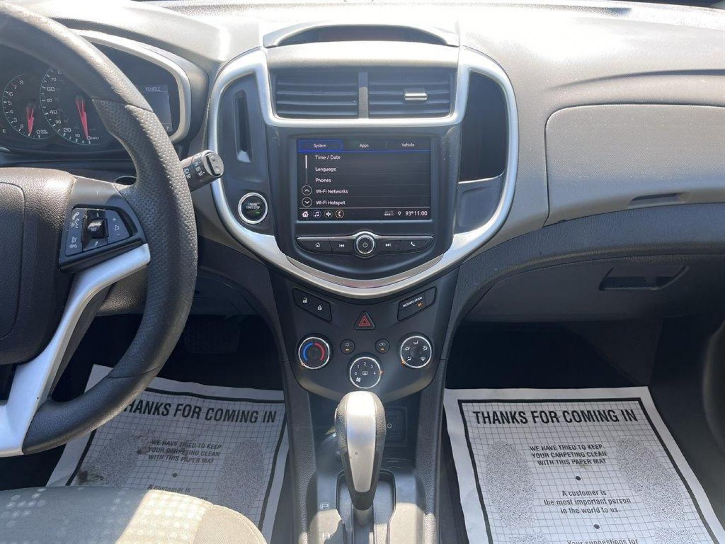 2020 Black /Grey Chevrolet Sonic (1G1JG6SB4L4) with an 1.4l I-4 MFI Dohc T/C 1.4 engine, Automatic transmission, located at 745 East Steele Rd., West Columbia, SC, 29170, (803) 755-9148, 33.927212, -81.148483 - Special Internet Price! 2020 Chevrolet Sonic LT with AM/FM radio, Backup camera, Cruise control, Cloth interior, Hatchback, Manual air conditioning, Manual windows, Powered door locks, Plus more! - Photo#9