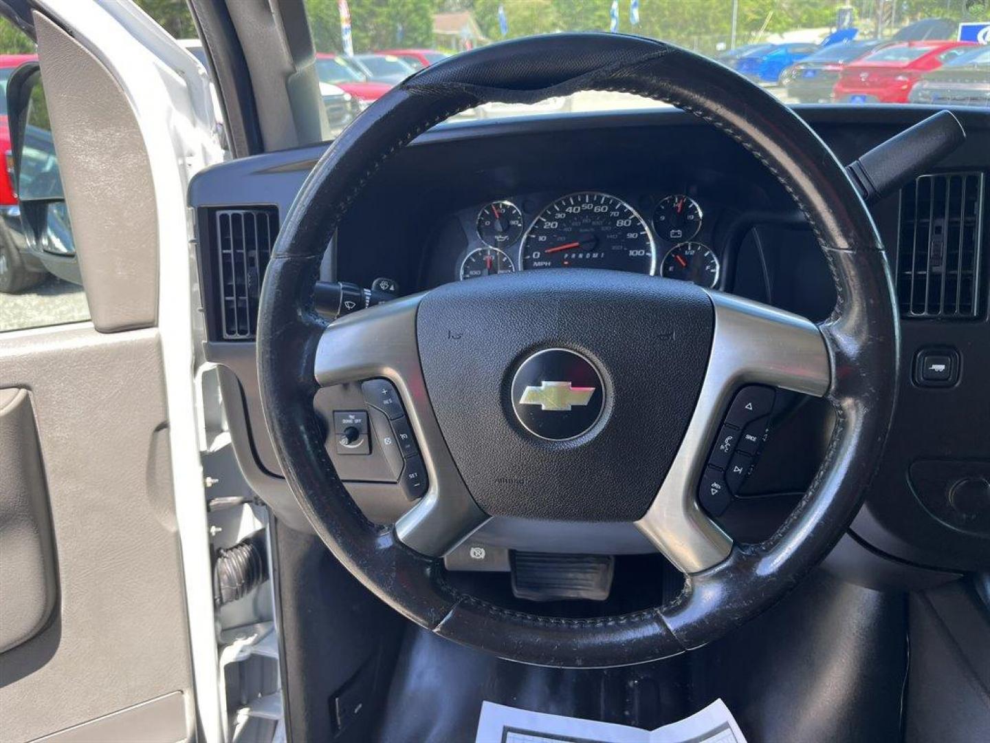 2018 White /Grey Chevrolet Express Cargo (1GCWGAFGXJ1) with an 6.0l V8 SFI OHV Flex 6.0l engine, Automatic transmission, located at 745 East Steele Rd., West Columbia, SC, 29170, (803) 755-9148, 33.927212, -81.148483 - Special Internet Price! 2018 Chevrolet Express Cargo G2500 with AM/FM radio, Backup camera, Leather interior, Roof rack, Plenty of storage, Powered windows, Powered door locks, Plus more! - Photo#6