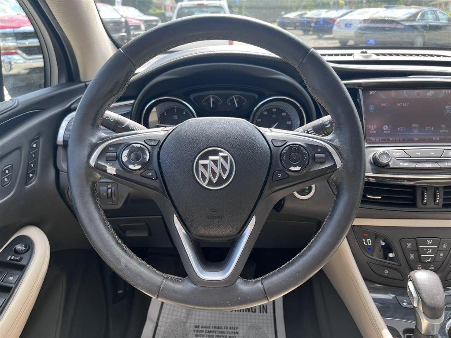 2017 White /Tan Buick Envision (LRBFXBSA4HD) with an 2.5l I-4 DI Dohc VVT Flex engine, Automatic transmission, located at 745 East Steele Rd., West Columbia, SC, 29170, (803) 755-9148, 33.927212, -81.148483 - Special Internet Price! 2017 Buick Envision Essence with Bluetooth, Backup camera, Navigation, Cruise control, Automatic air conditioning, Leather interior, Panoramic sunroof, Powered front seats, Keyless entry, Push to start, Powered liftgate, Powered windows, Powered door locks, Plus more! - Photo#5