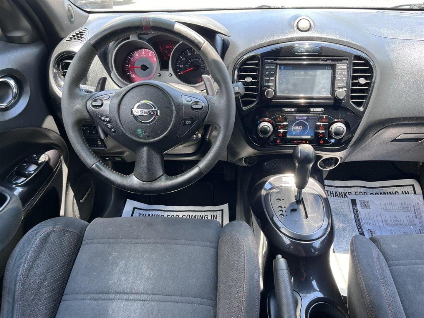 2015 Silver /Black Nissan Juke (JN8AF5MV4FT) with an 1.6l I-4 DI Dohc T/C 1.6l engine, Automatic transmission, located at 745 East Steele Rd., West Columbia, SC, 29170, (803) 755-9148, 33.927212, -81.148483 - Special Internet Price! 2015 Nissan Juke Nismo with Bluetooth, AM/FM radio, Cruise control, Backup camera with satellite view, Navigation, Manual air conditioning, Push to start, Keyless entry, Black cloth interior, Powered windows, Powered door locks, Plus more! - Photo#5