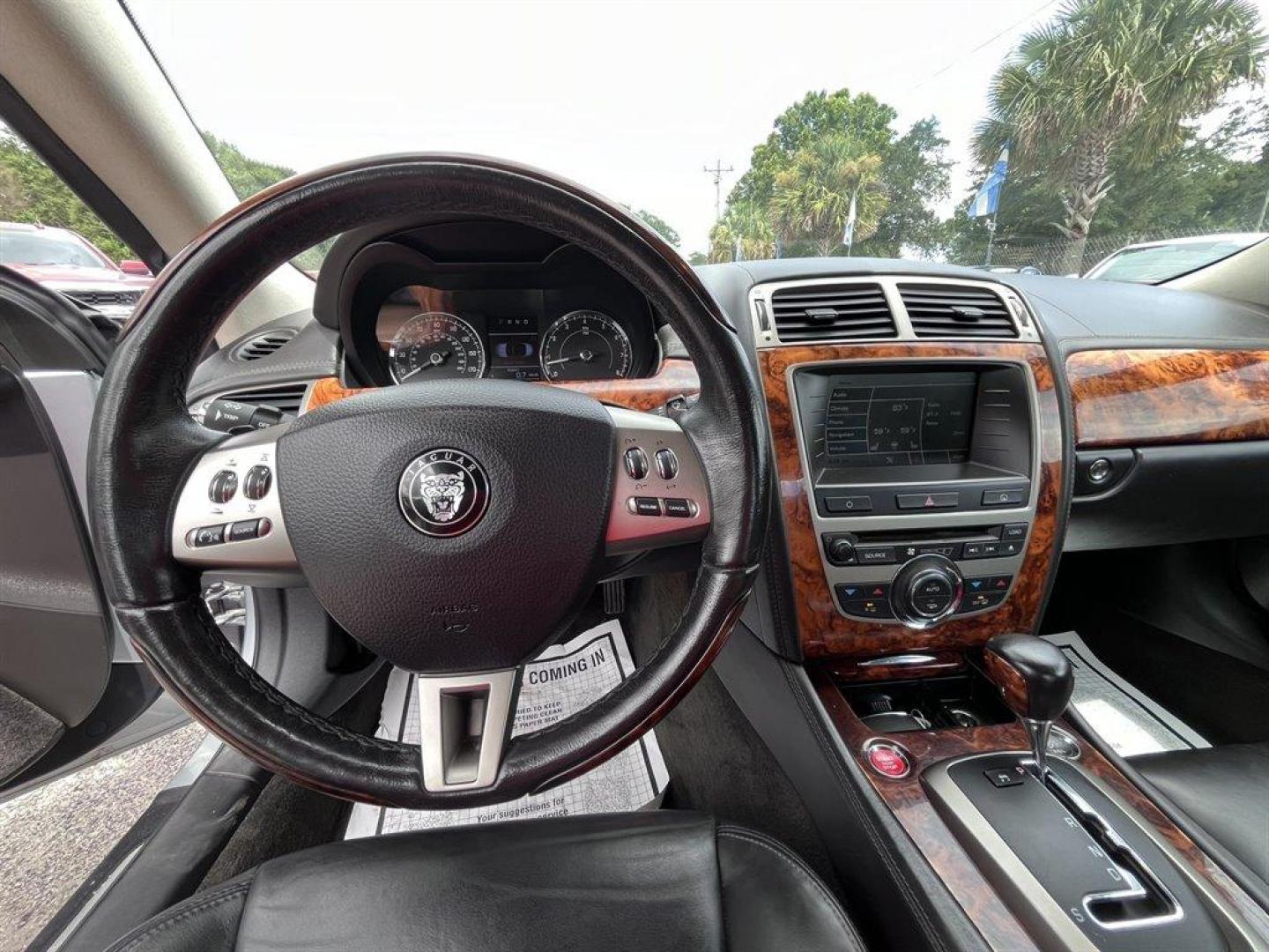 2007 Silver /Black Jaguar XK (SAJDA44B875) with an 4.2l V8 EFI Dohc 4.2l engine, Automatic transmission, located at 745 East Steele Rd., West Columbia, SC, 29170, (803) 755-9148, 33.927212, -81.148483 - Special Internet Price! 2007 Jaguar XK Base with Backup camera, Cruise control, Navigation, Powered front seats, Leather interior, Powered windows, Powered door locks, Plus more! - Photo#5