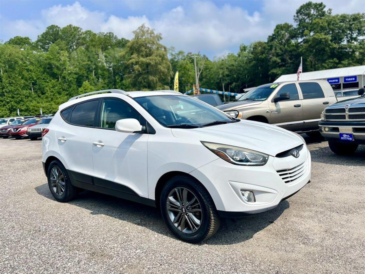 2015 White /Tan Hyundai Tucson (KM8JU3AG7FU) with an 2.4l I-4 DI Dohc 2.4l engine, Automatic transmission, located at 745 East Steele Rd., West Columbia, SC, 29170, (803) 755-9148, 33.927212, -81.148483 - Special Internet Price! 2015 Hyundai Tucson - Photo#3