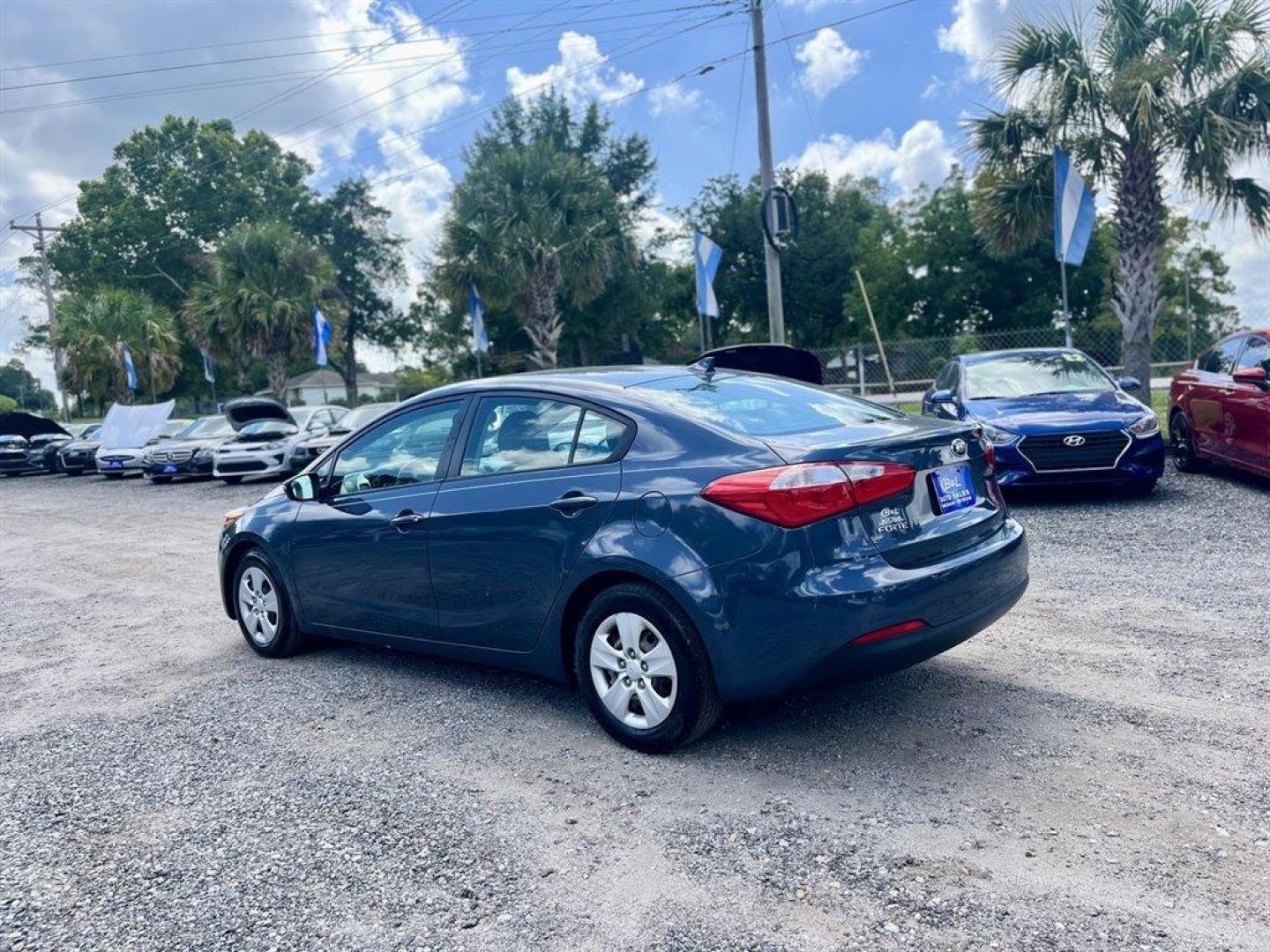 2015 Blue /Grey Kia Forte (KNAFX4A69F5) with an 1.8l I-4 MPI 1.8l engine, Automatic transmission, located at 745 East Steele Rd., West Columbia, SC, 29170, (803) 755-9148, 33.927212, -81.148483 - Special Internet Price! 2015 Kia Forte with AM/FM radio, Bluetooth for hands free calling, Manual air conditioning, Cloth interior, Powered windows, Powered door locks, Plus more! - Photo#1