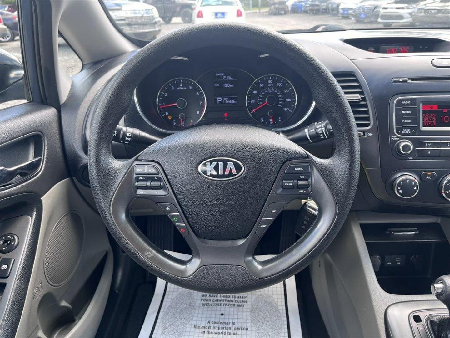 2015 Blue /Grey Kia Forte (KNAFX4A69F5) with an 1.8l I-4 MPI 1.8l engine, Automatic transmission, located at 745 East Steele Rd., West Columbia, SC, 29170, (803) 755-9148, 33.927212, -81.148483 - Special Internet Price! 2015 Kia Forte with AM/FM radio, Bluetooth for hands free calling, Manual air conditioning, Cloth interior, Powered windows, Powered door locks, Plus more! - Photo#5