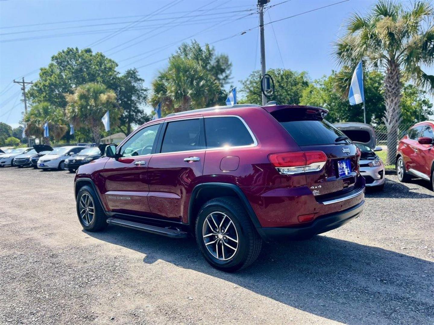 2017 Burgundy /Black Jeep Grand Cherokee (1C4RJFBG0HC) with an 3.6l V6 MPI Dohc VVT Flex engine, Automatic transmission, located at 745 East Steele Rd., West Columbia, SC, 29170, (803) 755-9148, 33.927212, -81.148483 - Special Internet Price! 2017 Jeep Grand Cherokee Limited with Bluetooth, AM/FM radio, Cruise control, Backup camera, Navigation, Leather interior, Panoramic moonroof, Powered front seats, Powered liftgate, Keyless entry, Push to start, Powered windows, Powered door locks, Plus more! - Photo#1