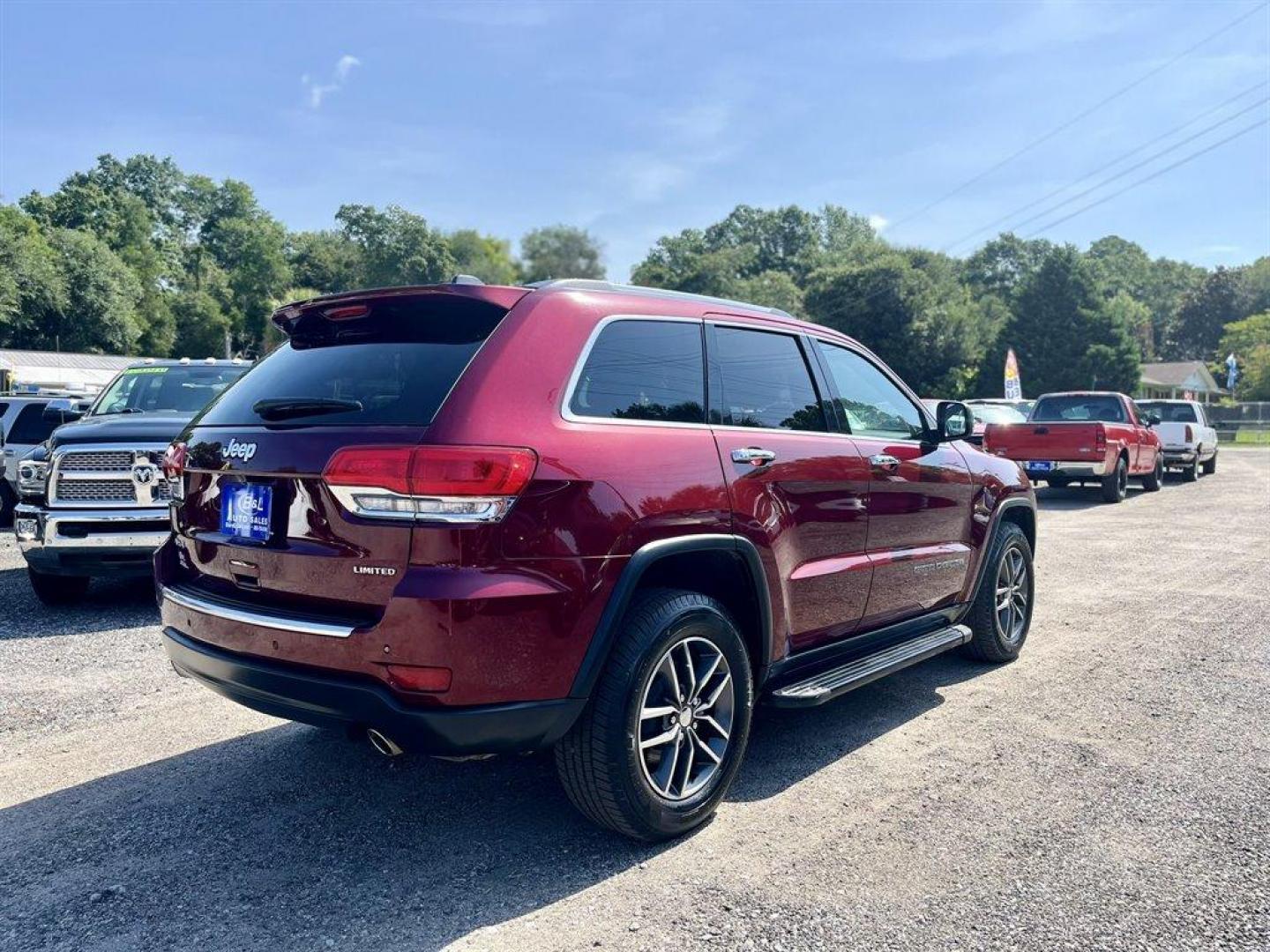 2017 Burgundy /Black Jeep Grand Cherokee (1C4RJFBG0HC) with an 3.6l V6 MPI Dohc VVT Flex engine, Automatic transmission, located at 745 East Steele Rd., West Columbia, SC, 29170, (803) 755-9148, 33.927212, -81.148483 - Special Internet Price! 2017 Jeep Grand Cherokee Limited with Bluetooth, AM/FM radio, Cruise control, Backup camera, Navigation, Leather interior, Panoramic moonroof, Powered front seats, Powered liftgate, Keyless entry, Push to start, Powered windows, Powered door locks, Plus more! - Photo#2