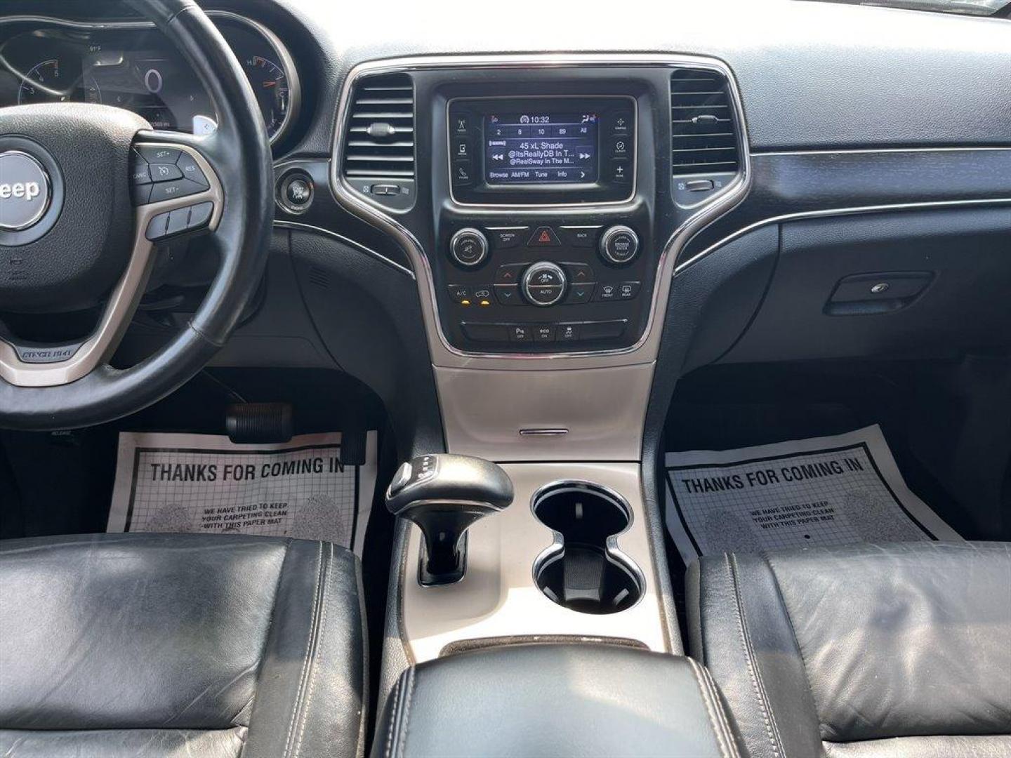 2014 White /Black Jeep Grand Cherokee (1C4RJEBMXEC) with an 3.0l V6 DI Dohc Tdsl 3.0l engine, Automatic transmission, located at 745 East Steele Rd., West Columbia, SC, 29170, (803) 755-9148, 33.927212, -81.148483 - Special Internet Price! 2014 Jeep Grand Cherokee Limited with AM/FM radio, Backup camera, Cruise control, Sunroof, Black leather seats, Powered front seats, Heated seats, Powered windows, Powered door locks, Plus more! - Photo#9