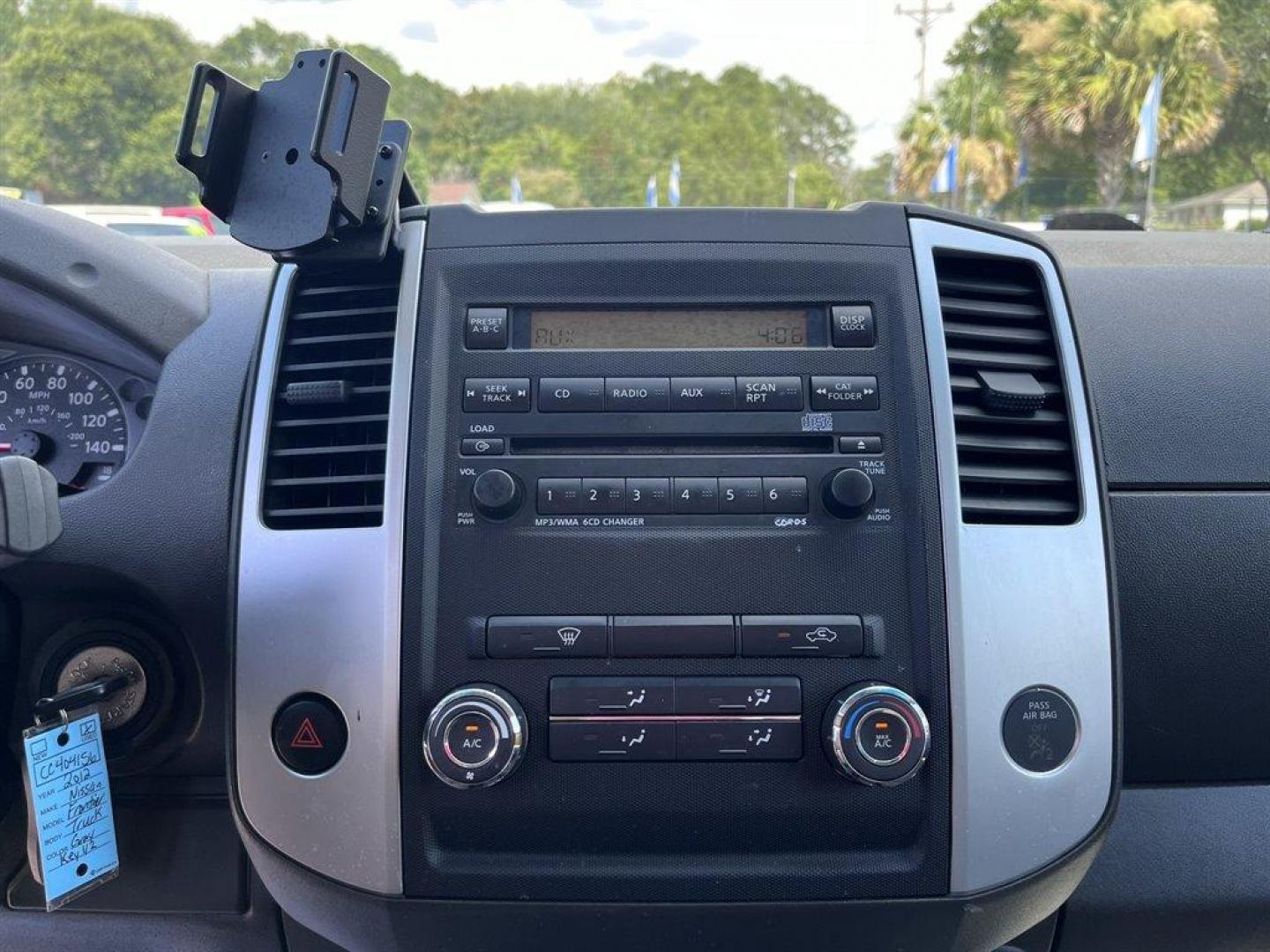 2012 Grey /Grey Nissan Frontier (1N6AD0CWXCC) with an 4.0l V6 MPI Dohc 4.0l engine, Automatic transmission, located at 745 East Steele Rd., West Columbia, SC, 29170, (803) 755-9148, 33.927212, -81.148483 - Special Internet Price! 2012 Nissan Frontier SV with AM/FM radio, Cruise control, Keyless entry, Cloth interior, Truck bed cap, Powered windows, Powered door locks, Plus more! - Photo#10