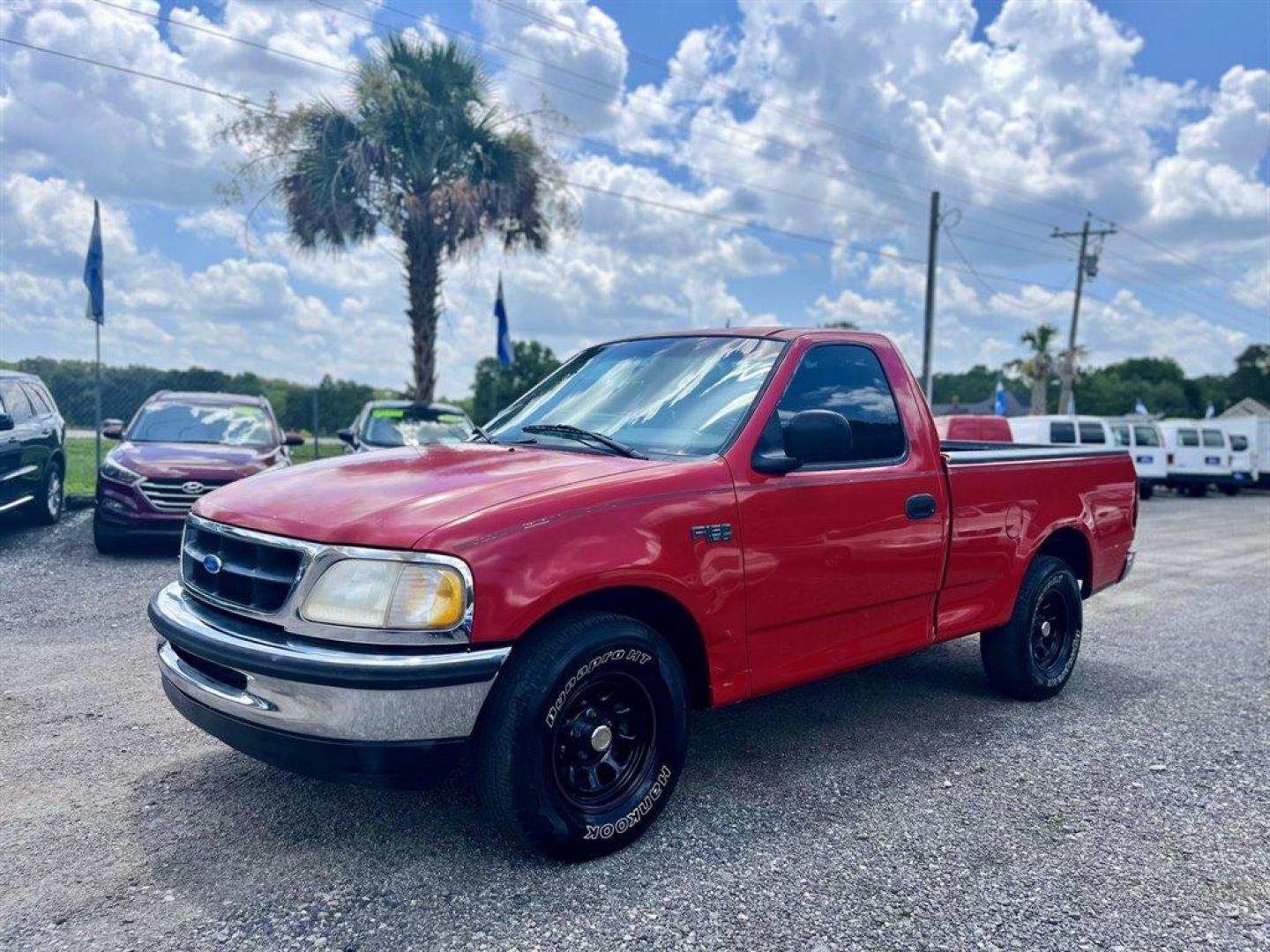 1997 Red /Tan Ford F150 (1FTDF17W0VN) with an 4.6l V8 EFI Sohc 4.6l engine, Automatic transmission, located at 745 East Steele Rd., West Columbia, SC, 29170, (803) 755-9148, 33.927212, -81.148483 - Photo#0